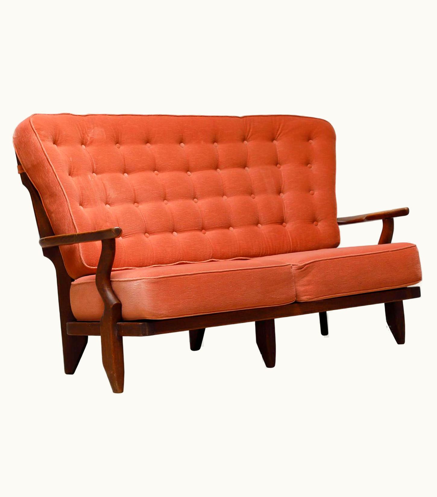 Guillerme et Chambron Guillerme et Chambron 'Juliette' Sofa For Votre Maison, France, 1950s
