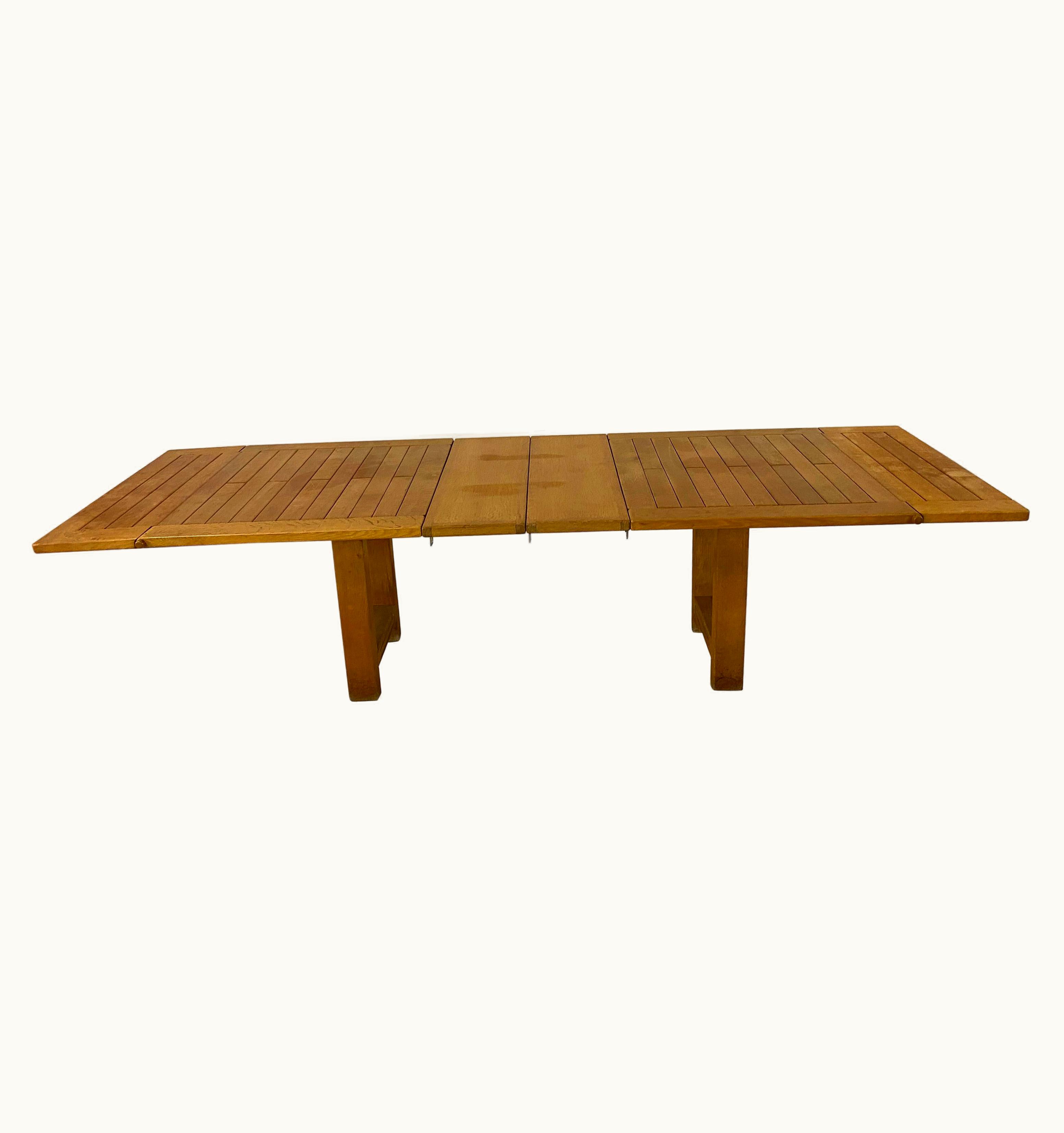Guillerme et Chambron Guillerme et Chambron, Oak Bourbonnais Table, Circa 1970 UZ0198702