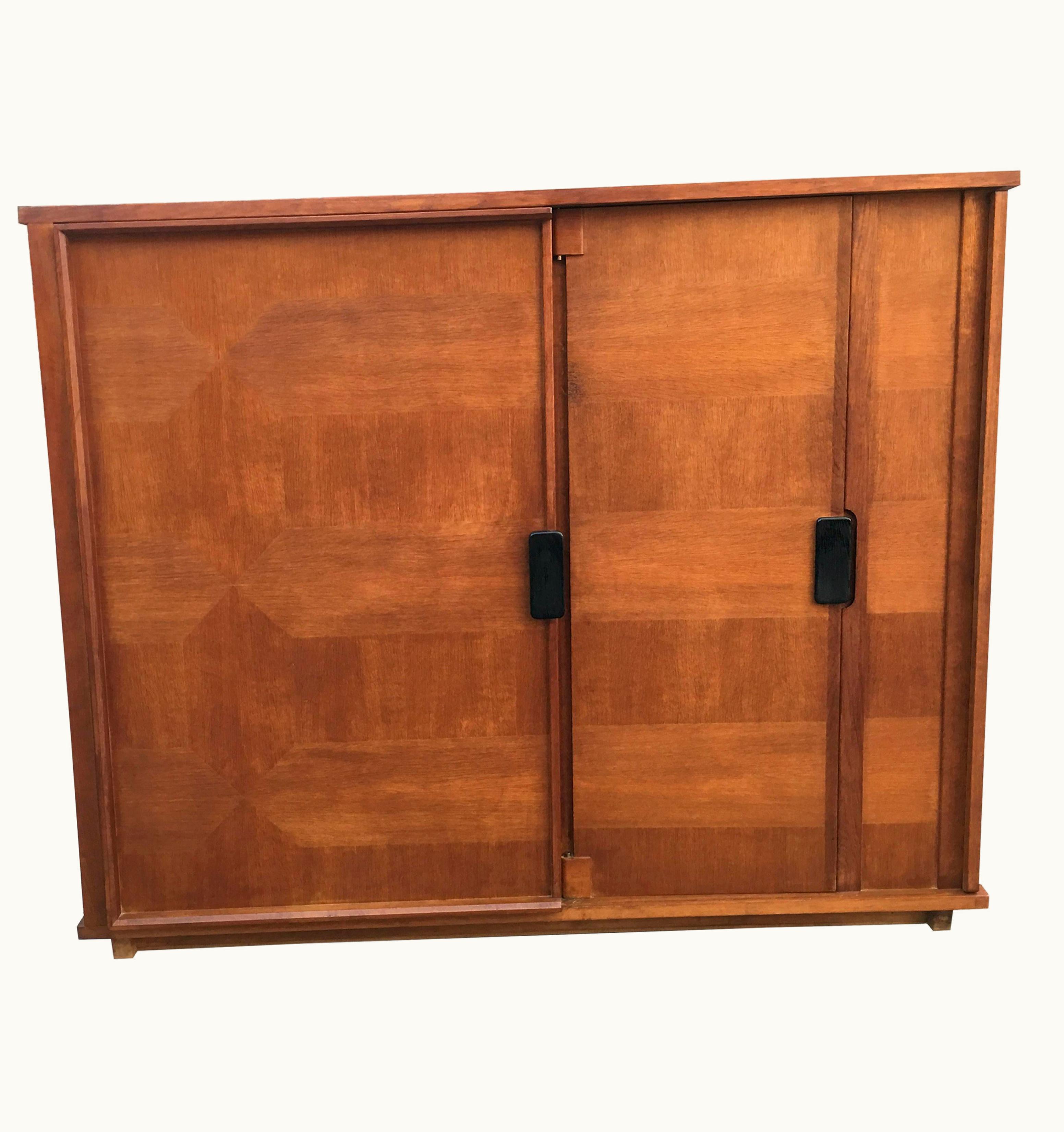 Guillerme et Chambron Guillerme et Chambron, 1960 Oak Wardrobe, Votre Maison Edition UZ0198731