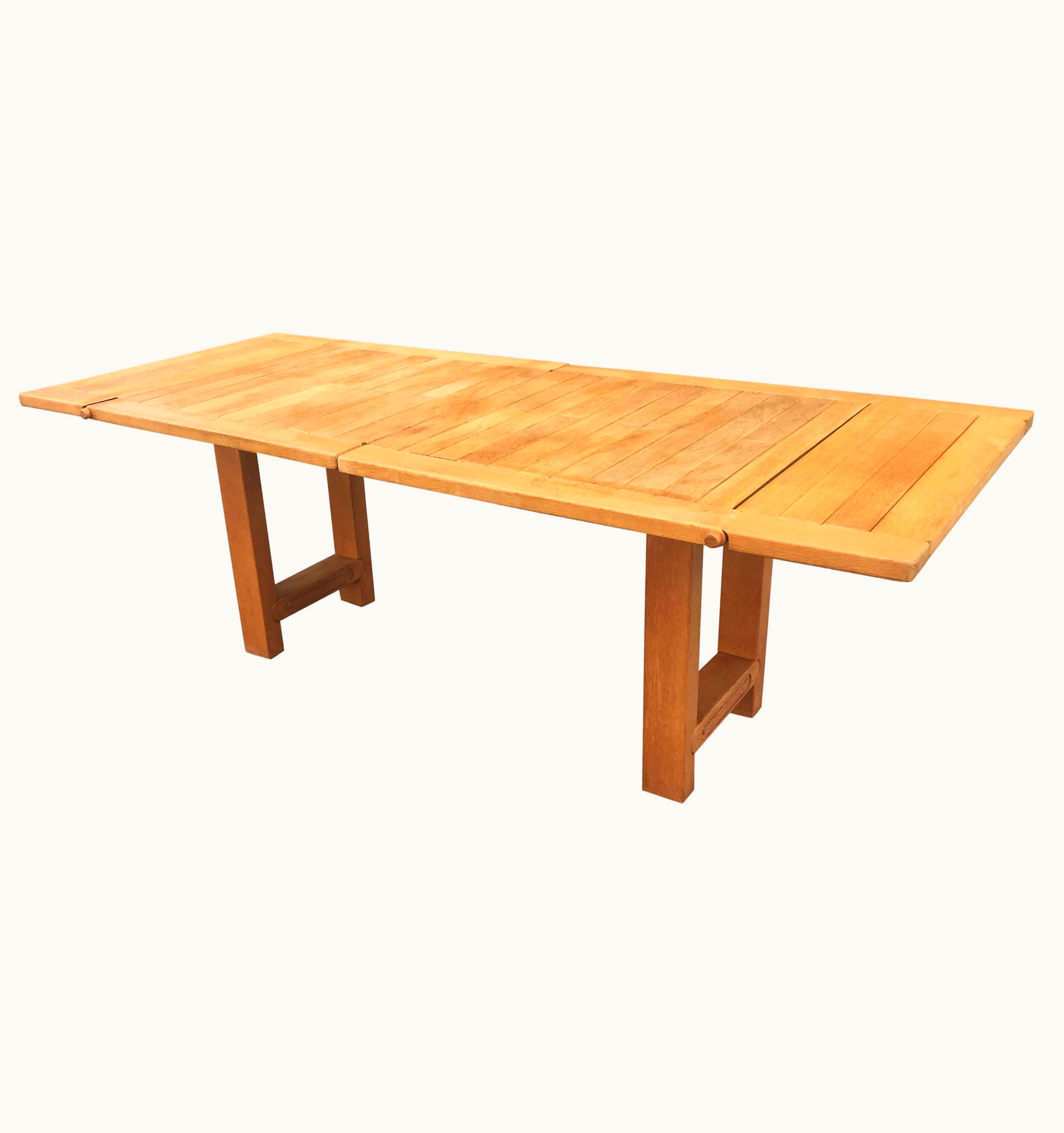 Guillerme et Chambron Guillerme et Chambron, Oak Bourbonnais Table, Circa 1970 UZ0198740