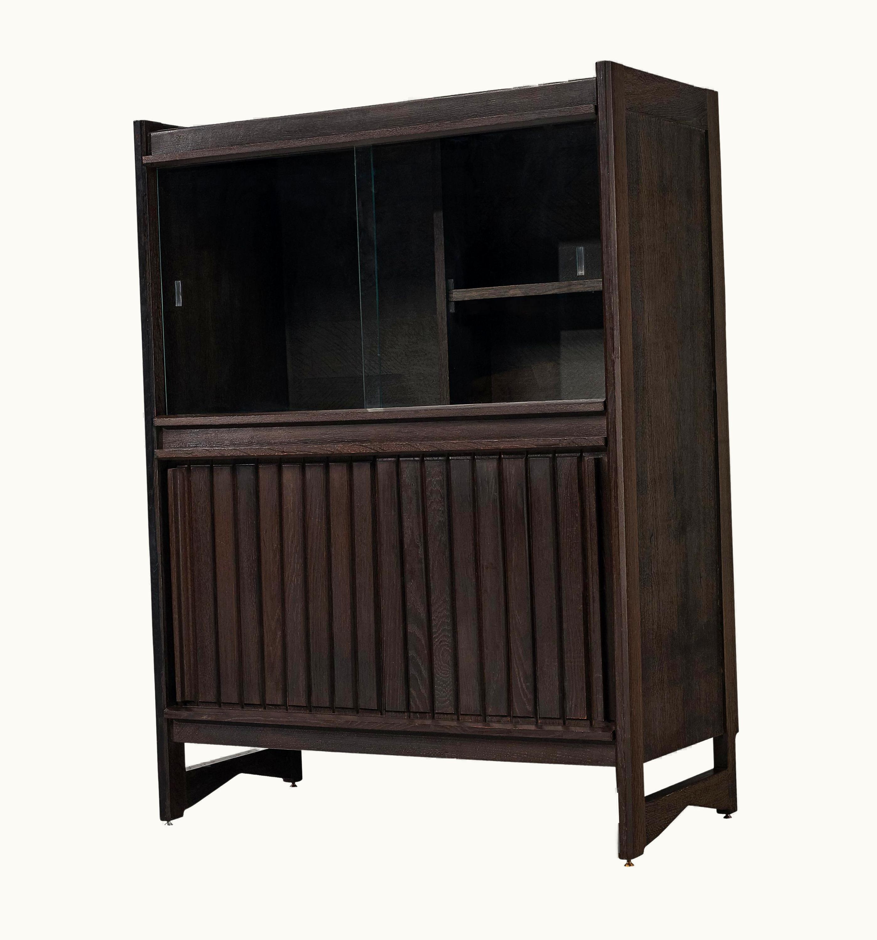 Guillerme et Chambron Guillerme et Chambron Buffet In Stained Oak