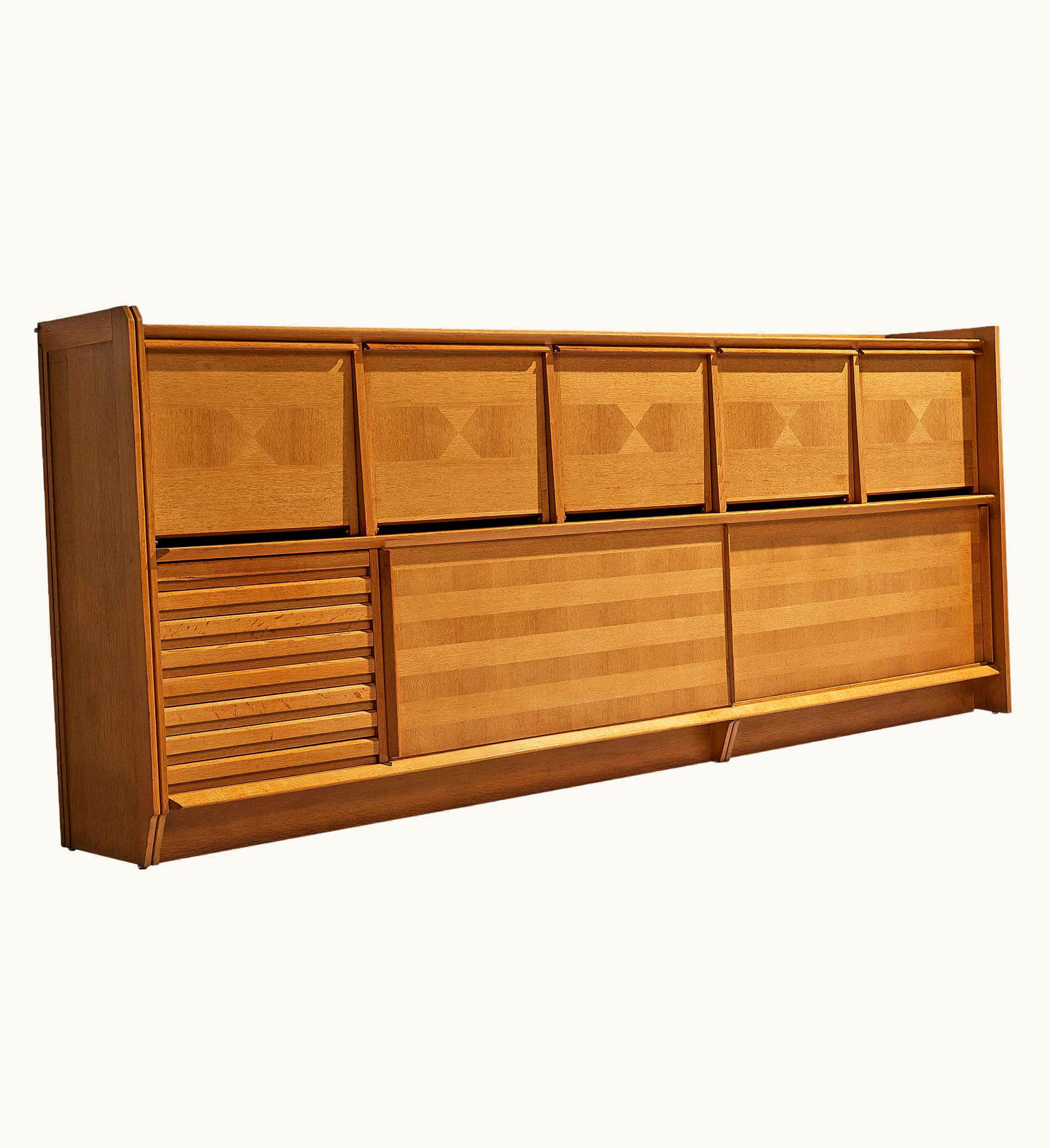 Guillerme et Chambron Guillerme et Chambron Large Sideboard In Oak