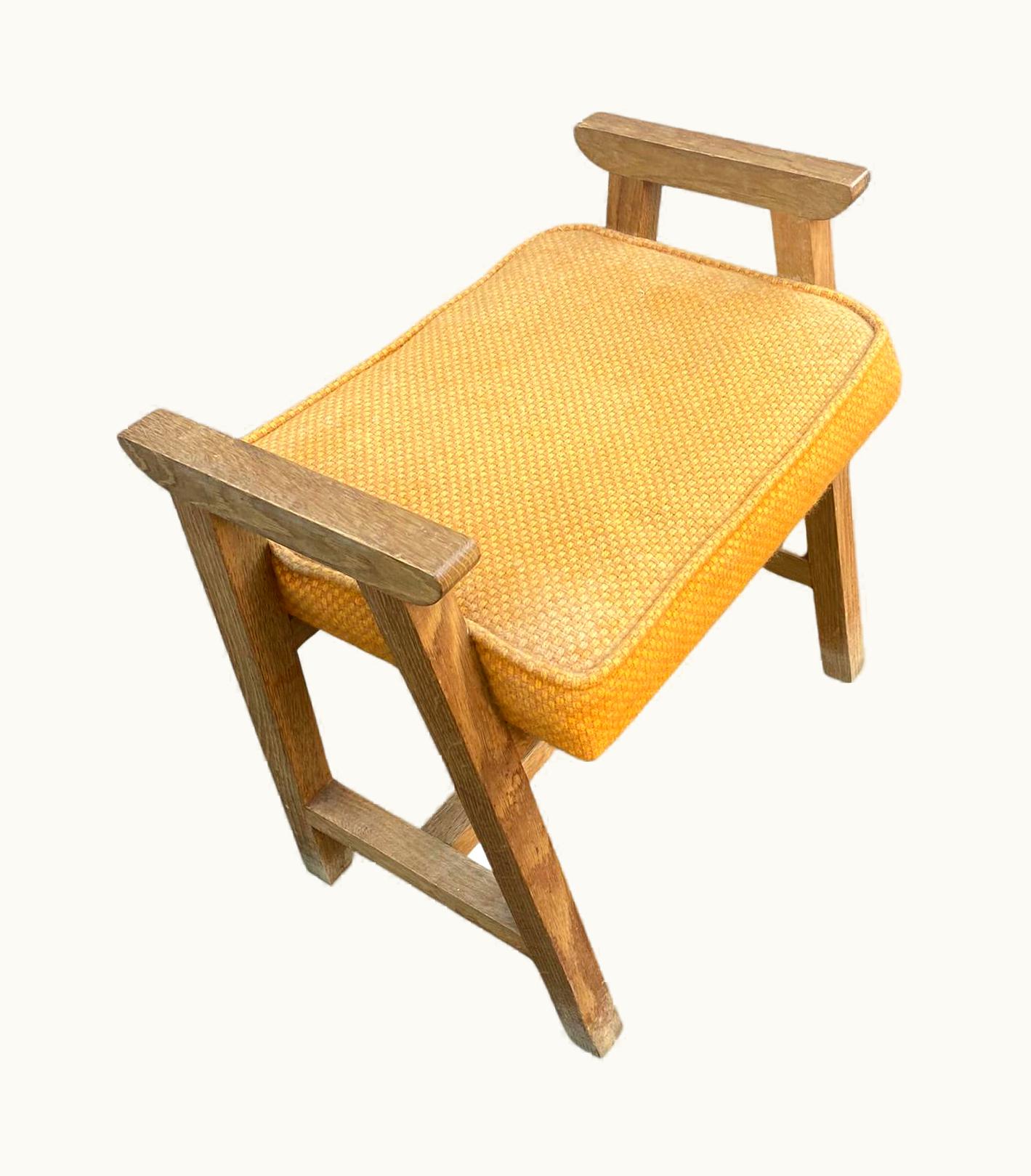 Guillerme et Chambron Guillerme et Chambron, Oak Stool, Edition Votre Maison, Circa 1970 UZ0198930