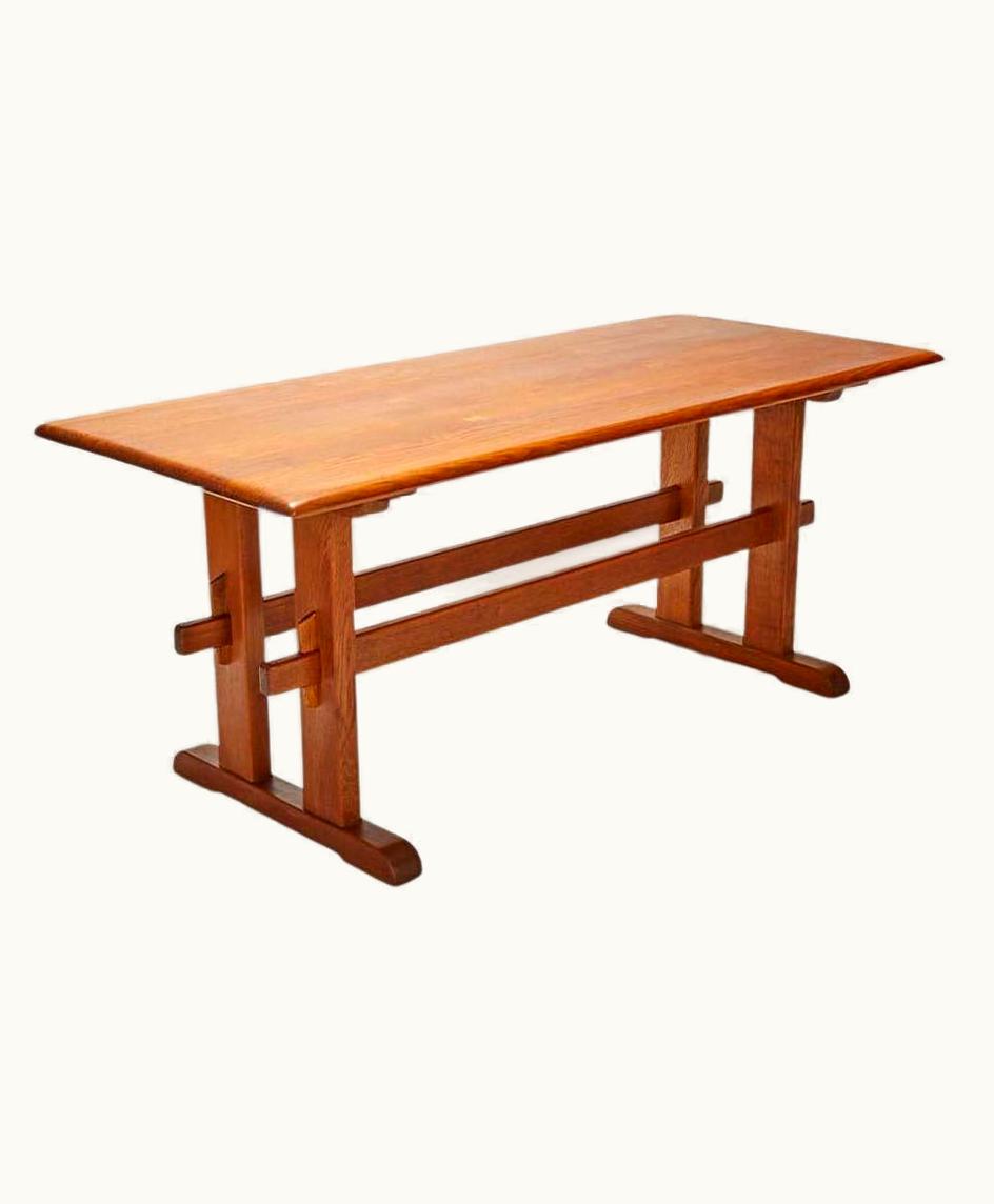 Guillerme et Chambron Guillerme et Chambron: Oak Dining Table