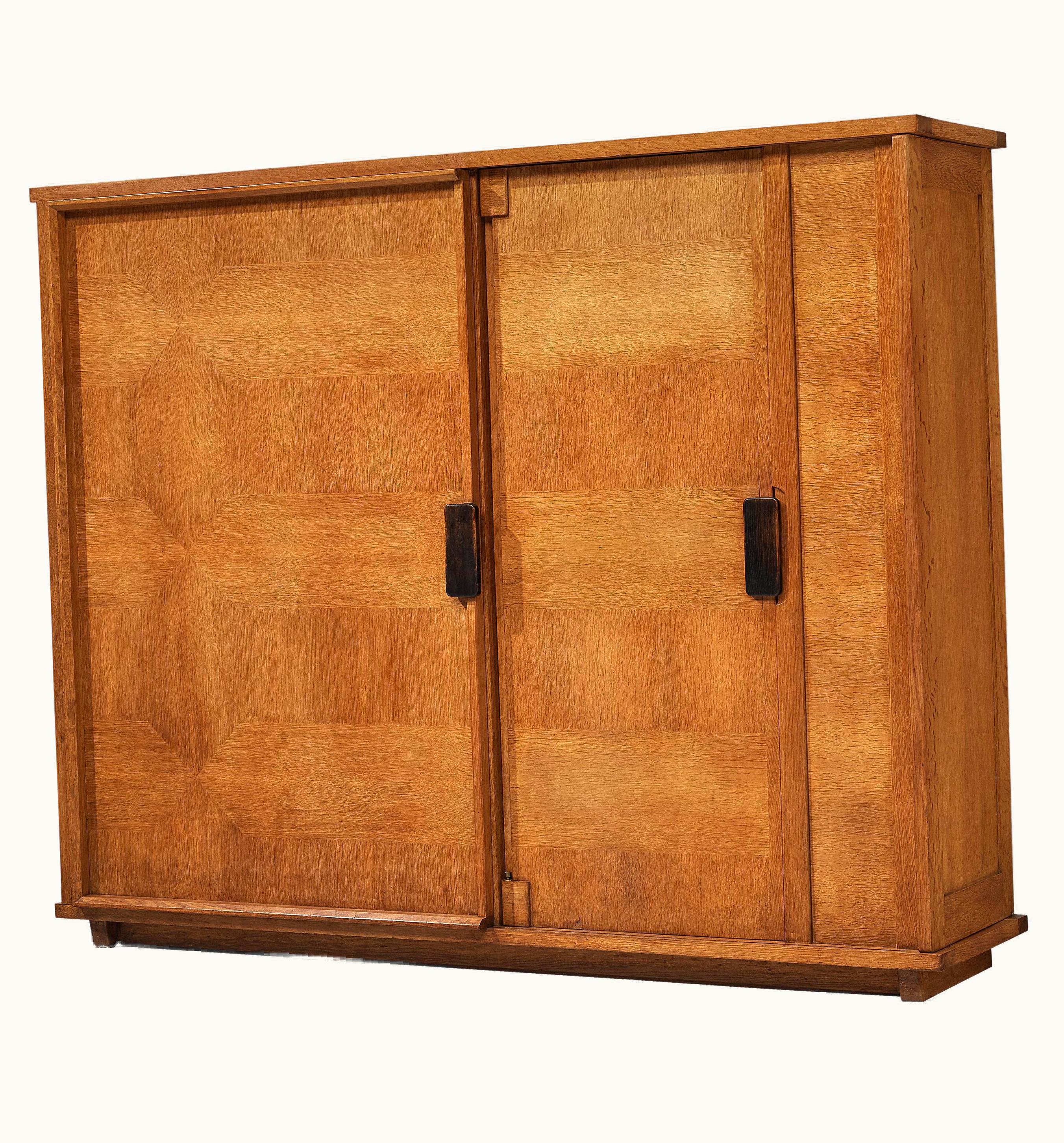 Guillerme et Chambron Guillerme et Chambron Wardrobe In Solid Oak