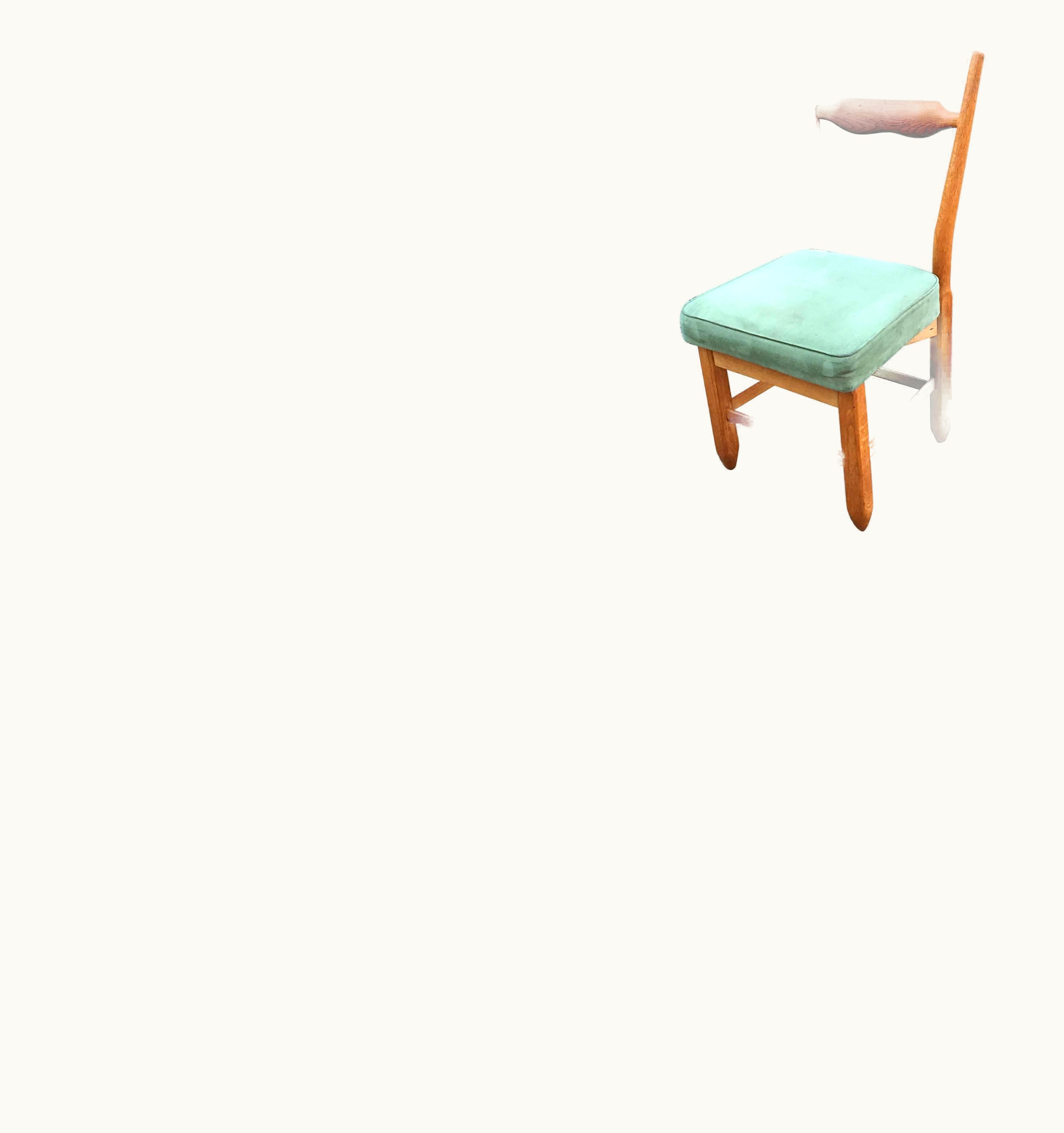 Guillerme et Chambron Guillerme et Chambron, Set Of Six Oak Chairs, Edition Votre Maison, Circa 1970 UZ0199054