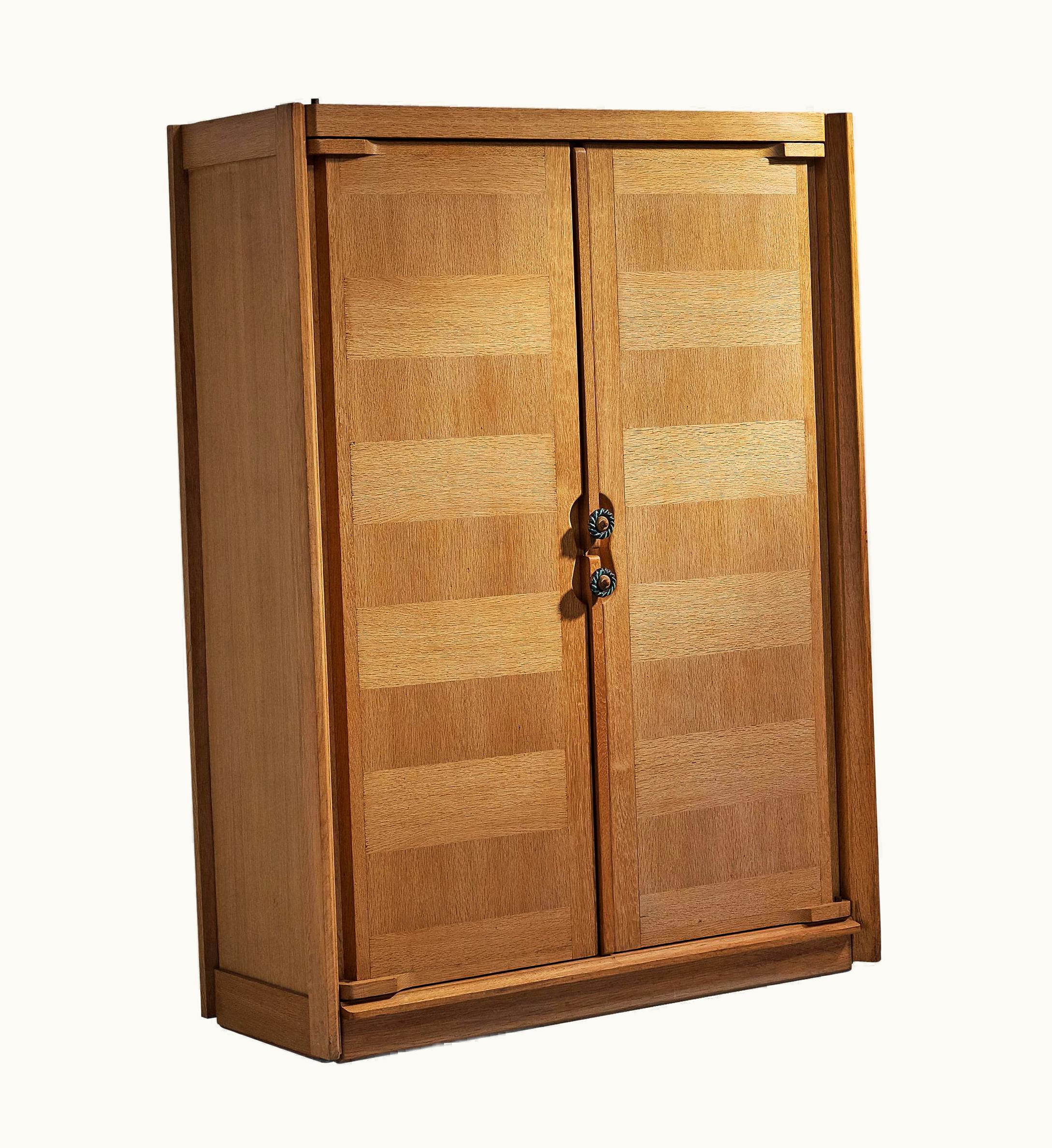 Guillerme et Chambron Guillerme et Chambron Highboard With Ceramic Handles