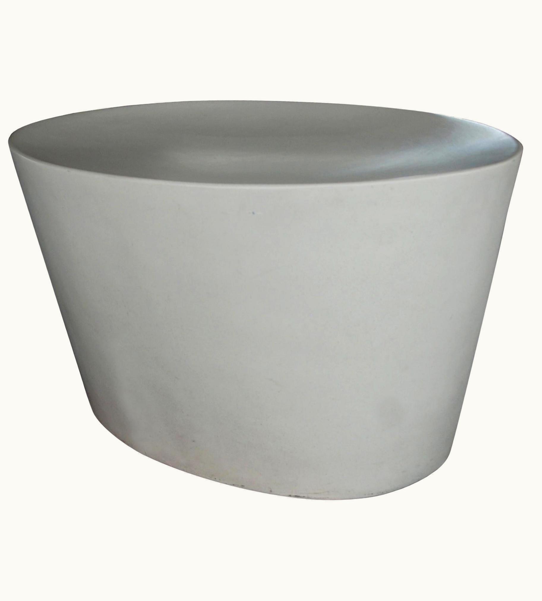 Maya Lin For Knoll White Stone Stool