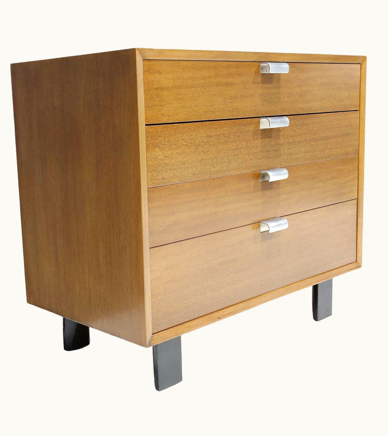 George Nelson George Nelson For Herman Miller Walnut Chest Of Drawers