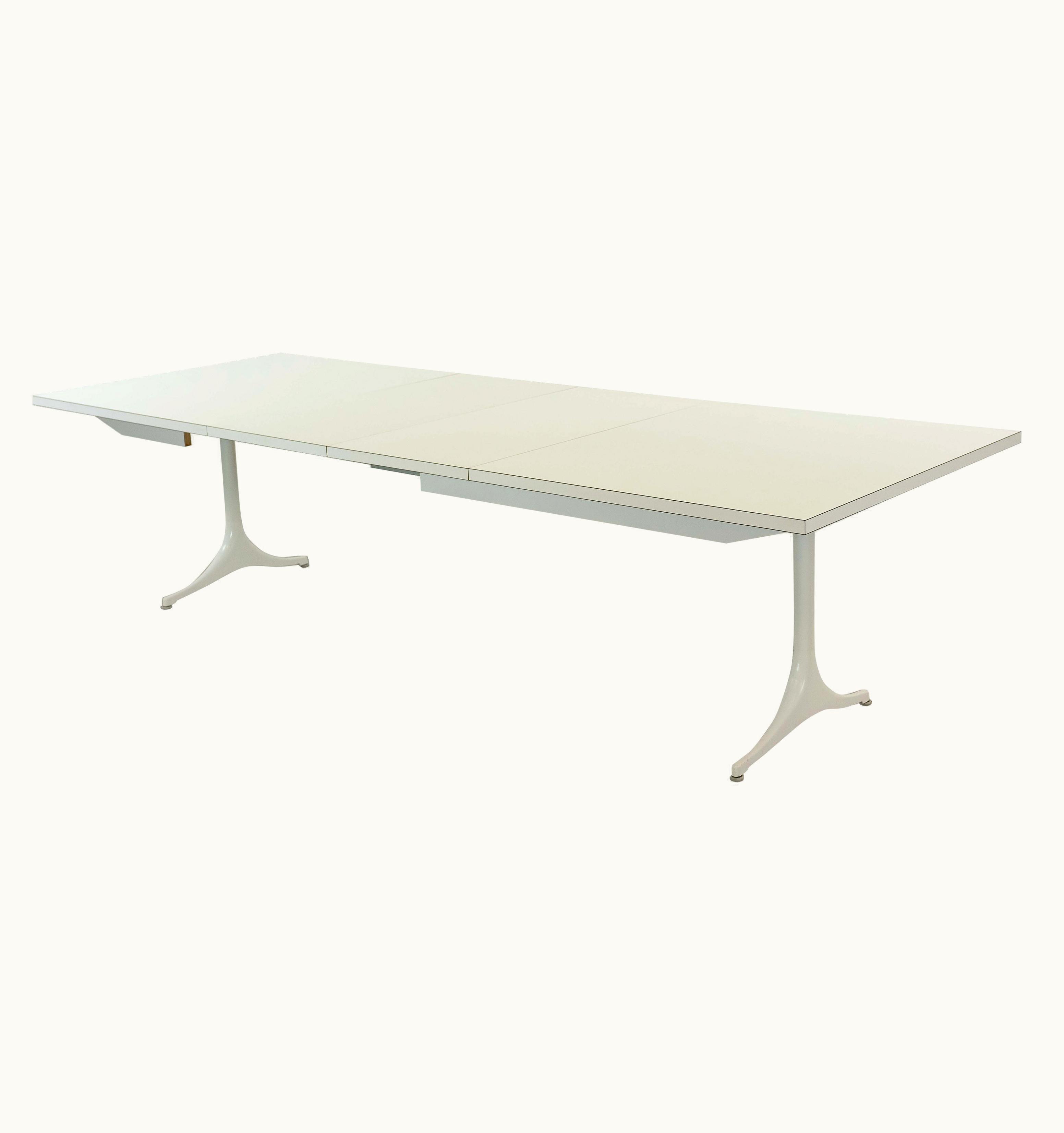 George Nelson George Nelson Extendable Pedestal Dining Table By George Nelson For Herman Miller