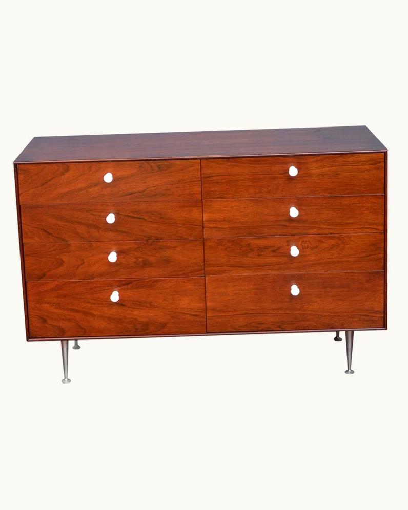 George Nelson George Nelson Rosewood Thin Edge Dresser For Herman Miller