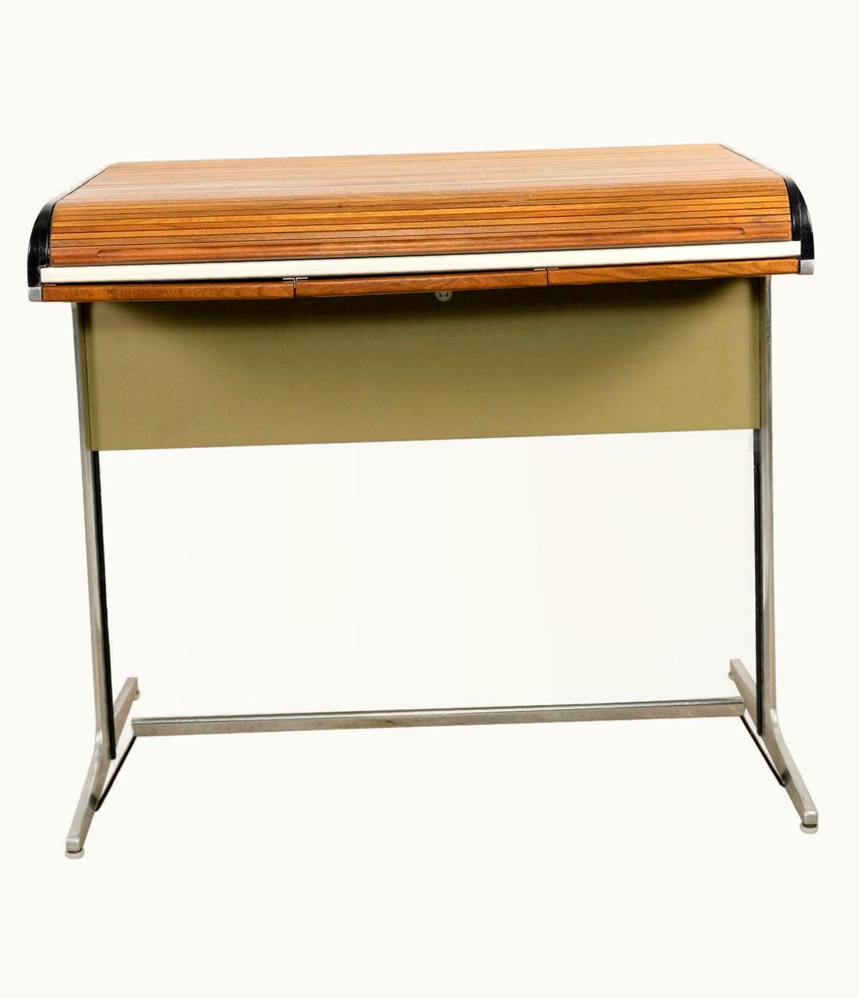 George Nelson George Nelson Action Office Architect's Roll-Top Desk For Herman Miller