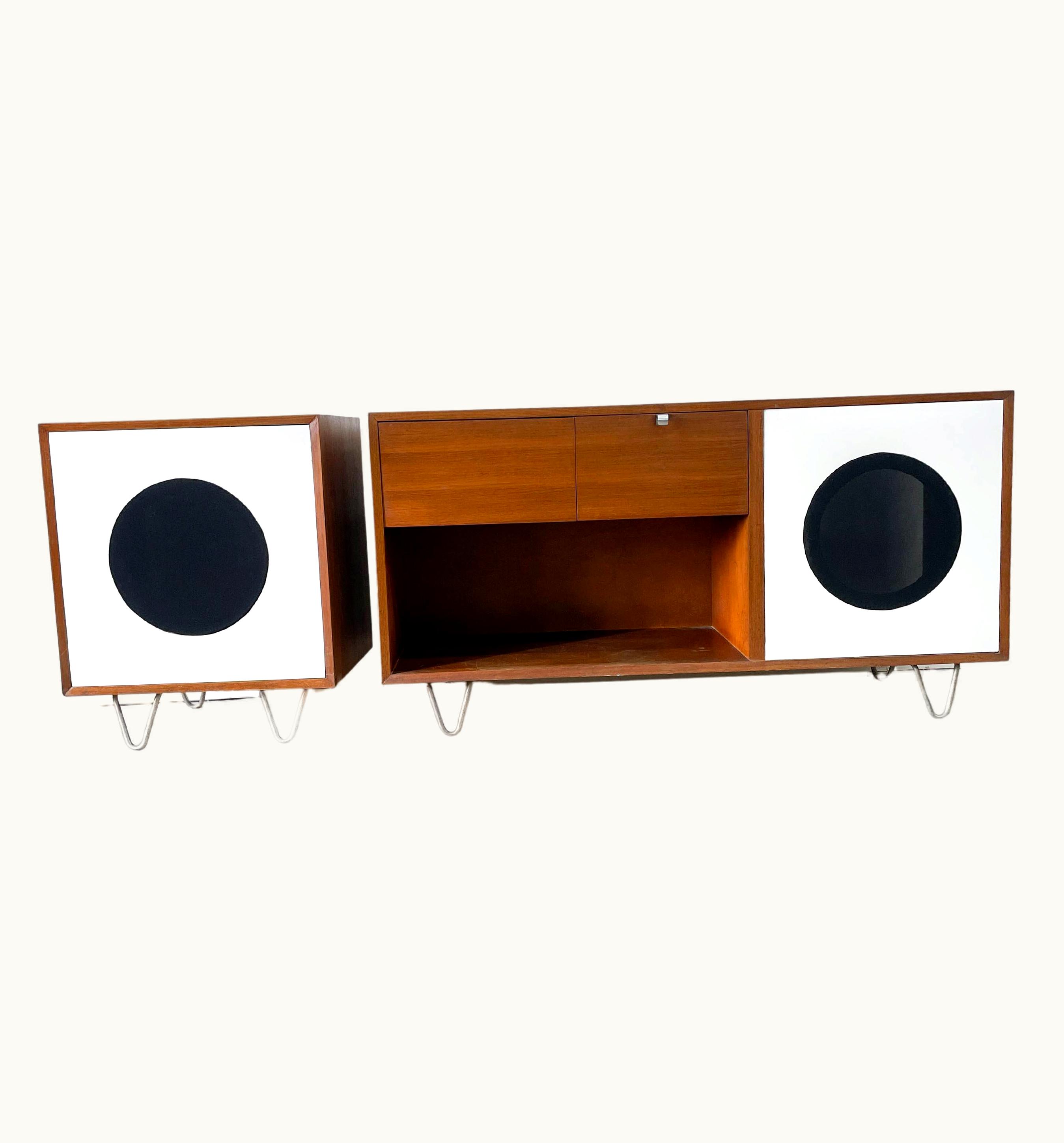 George Nelson George Nelson Hifi Cabinet With Satellite Speaker