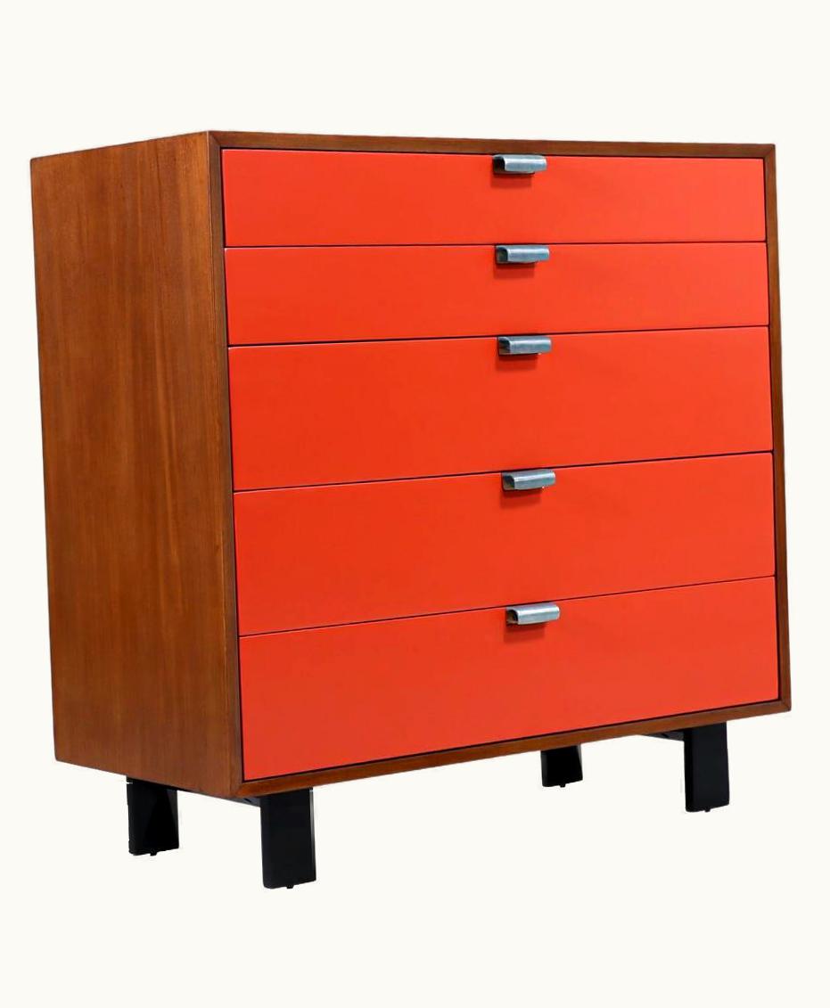 George Nelson George Nelson Two-Tone Lacquered Chest Of Drawers For Herman Miller