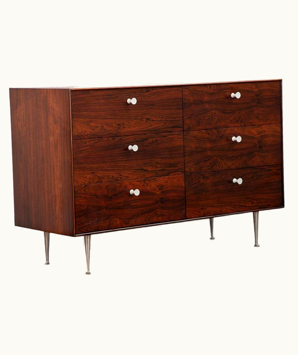 George Nelson George Nelson For Herman Miller Rosewood Thin Edge Group Dresser
