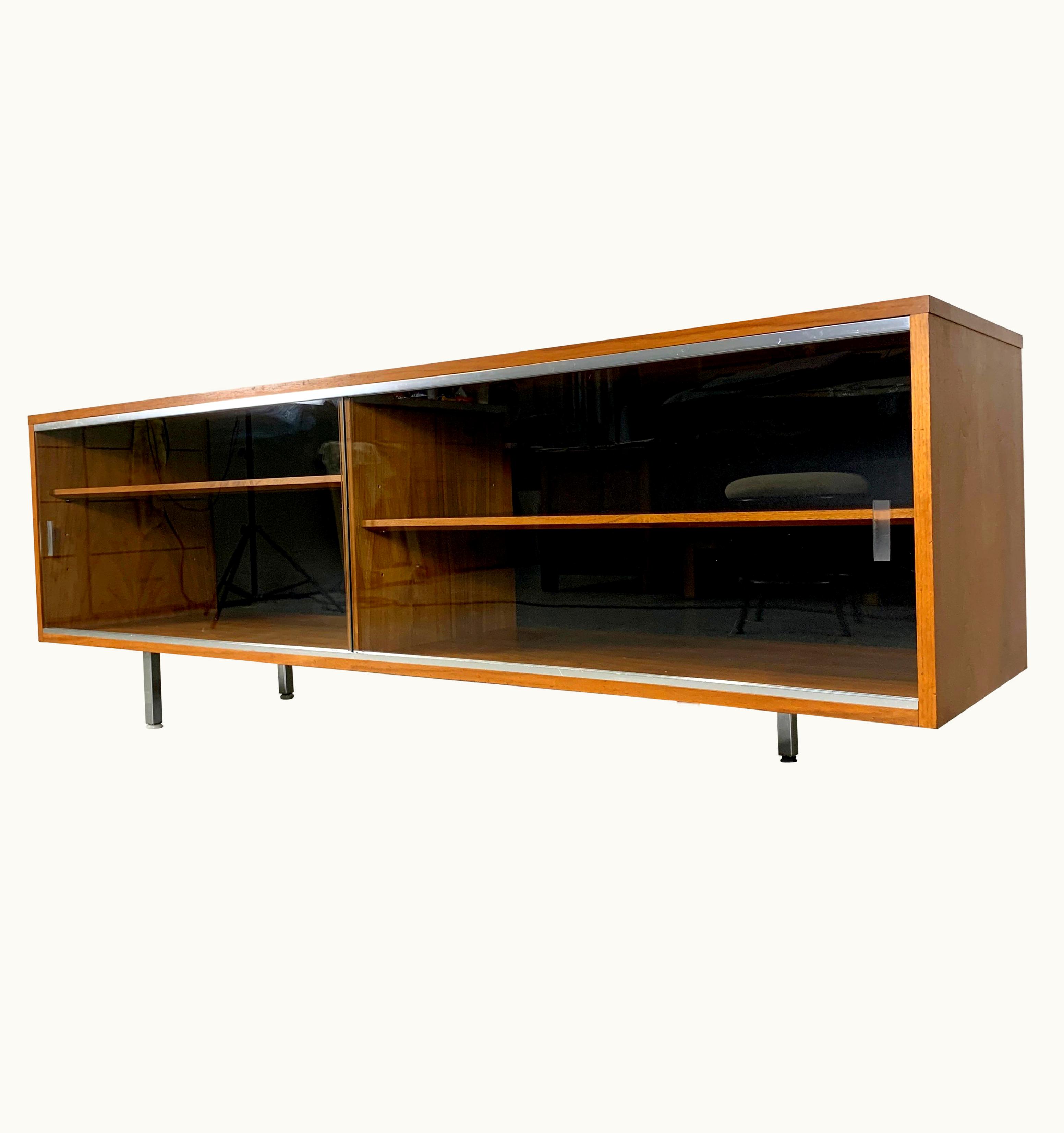 George Nelson George Nelson For Herman Miller Low Walnut Credenza