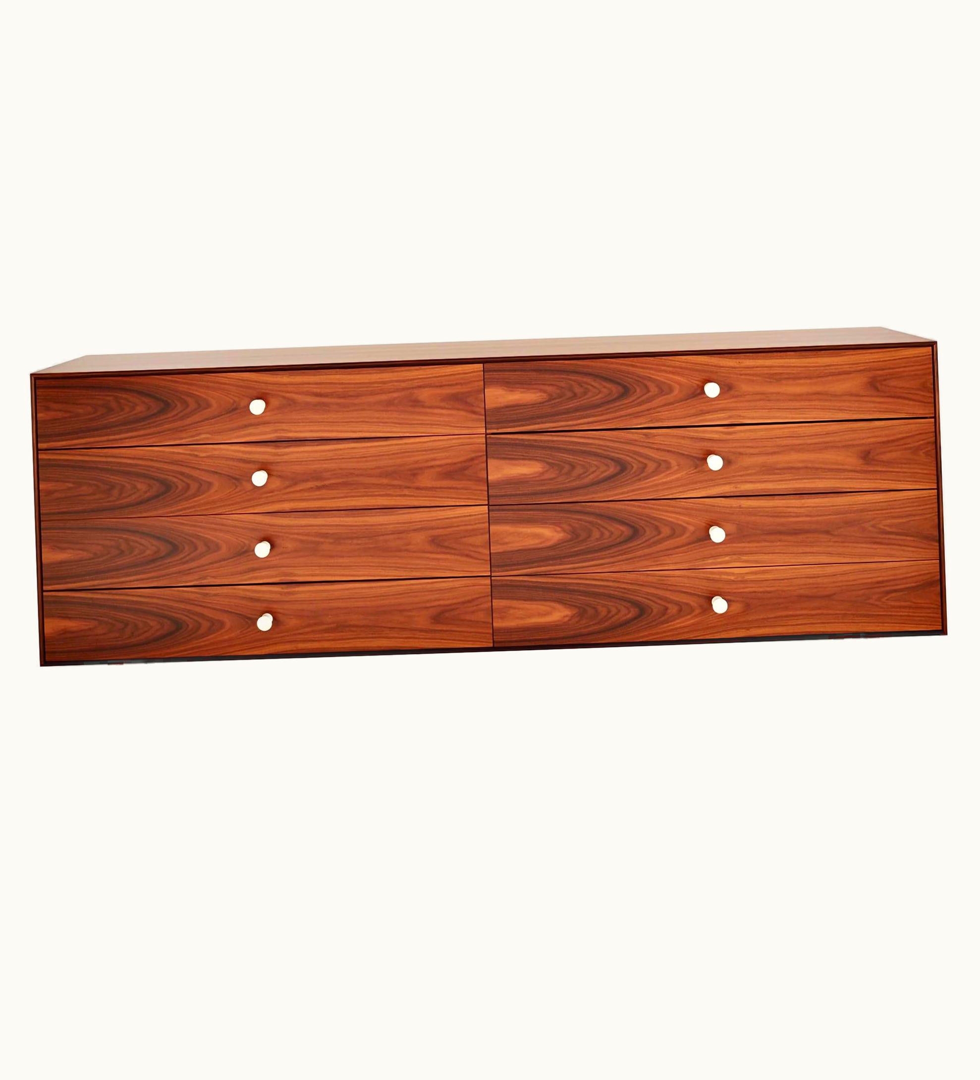 George Nelson George Nelson Thin Edge Double Dresser, Chest, Santos Palisander, Herman Miller