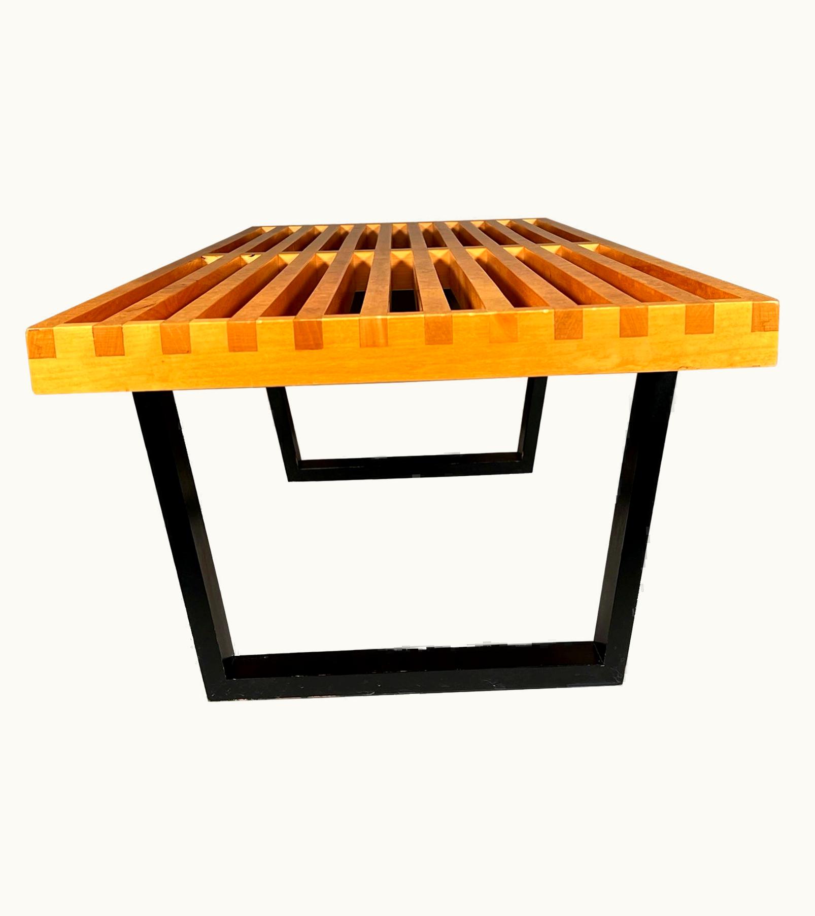 George Nelson George Nelson Vintage George Nelson Herman Miller Slat Bench