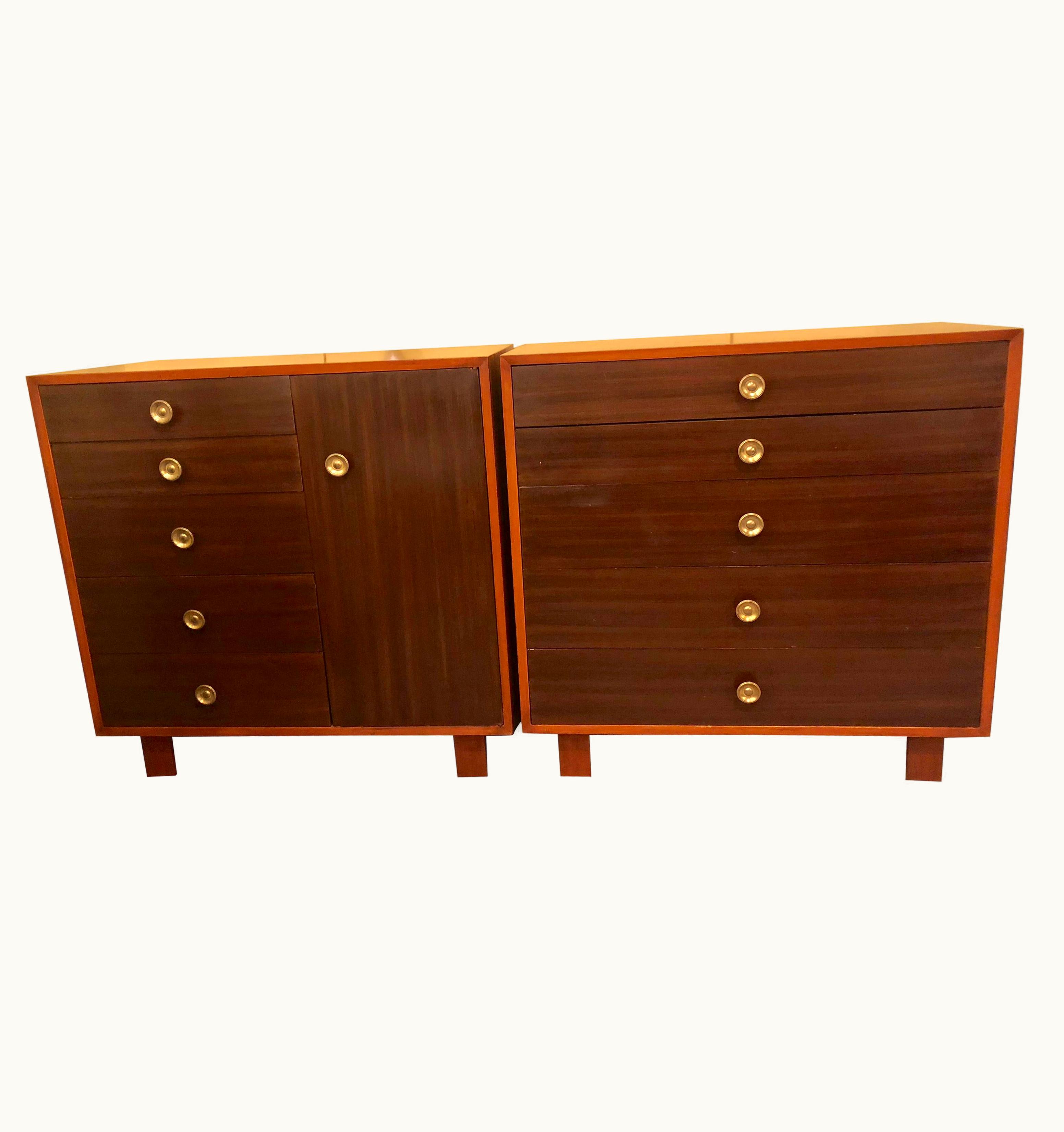 George Nelson George Nelson Pair Of George Nelson Design For Herman Miller Chests / Dressers / Commodes