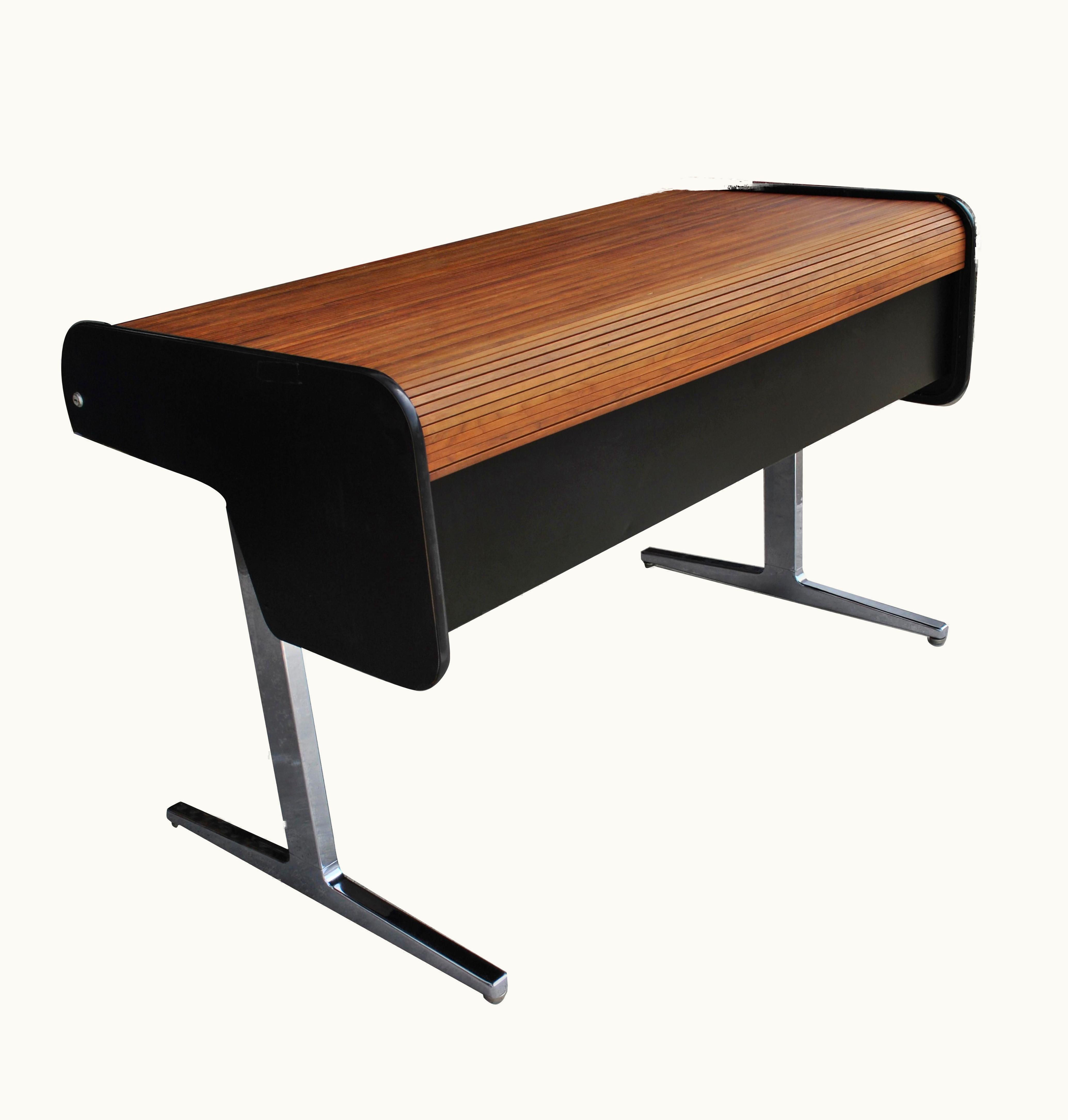 George Nelson George Nelson Antique Rolling Desk By George Nelson