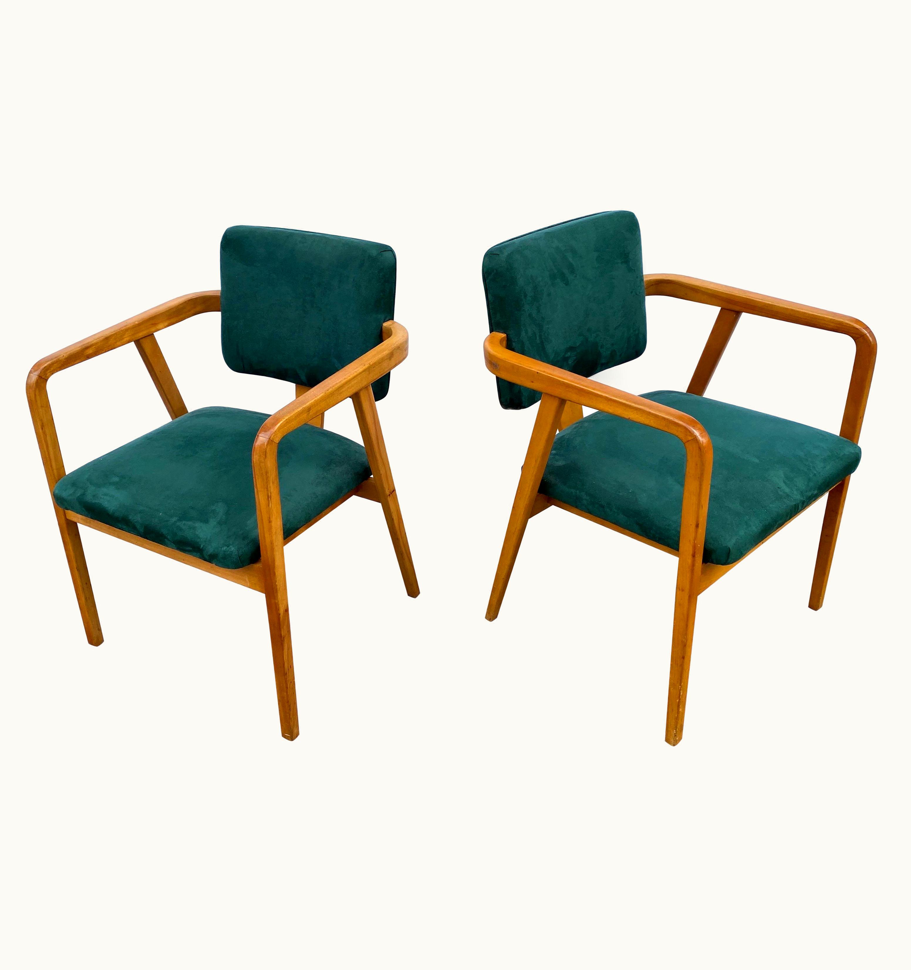 George Nelson George Nelson For Herman Miller Pair Of Armchairs