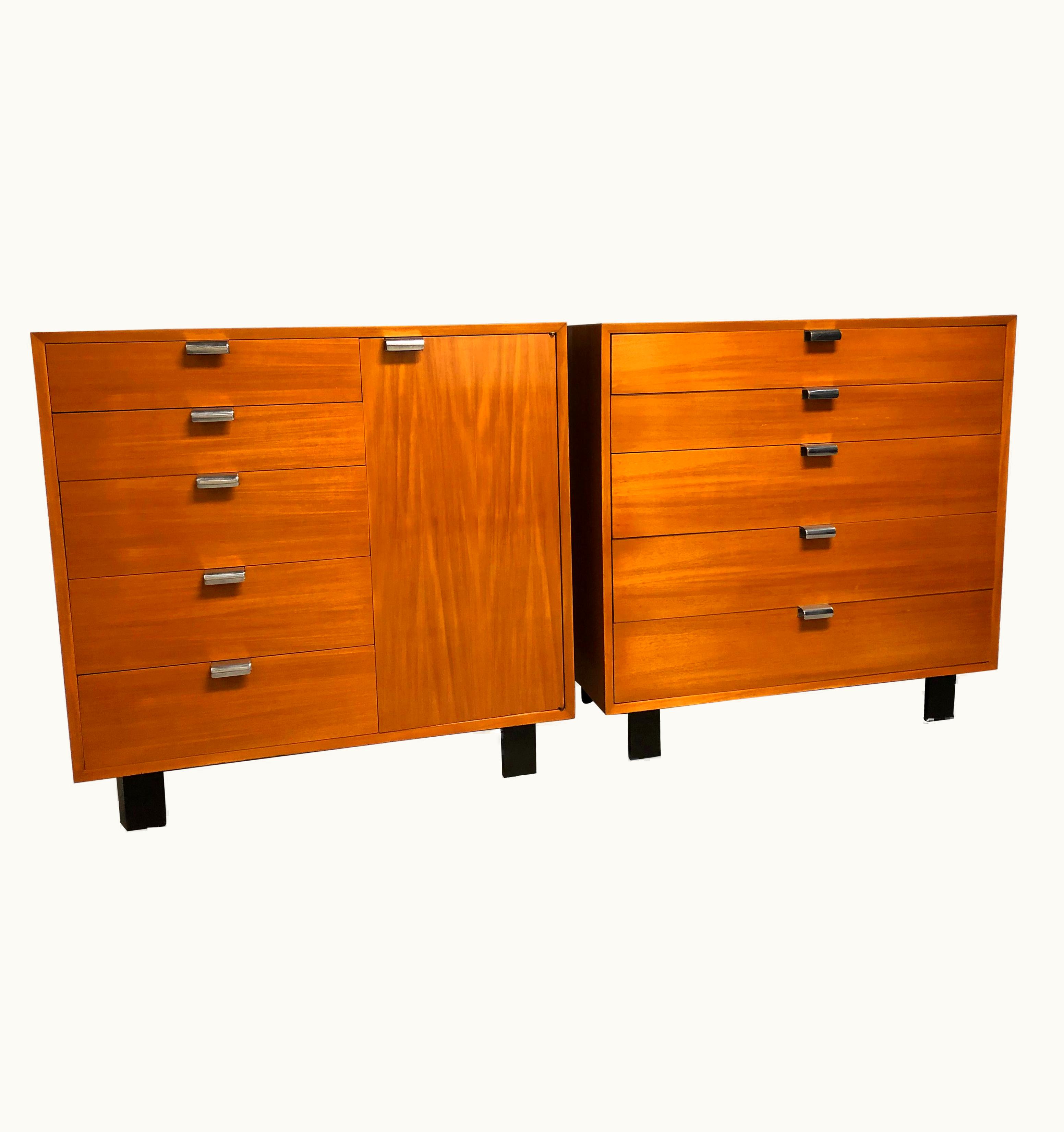 George Nelson George Nelson Pair Of George Nelson For Herman Miller Bureau /Cabinets