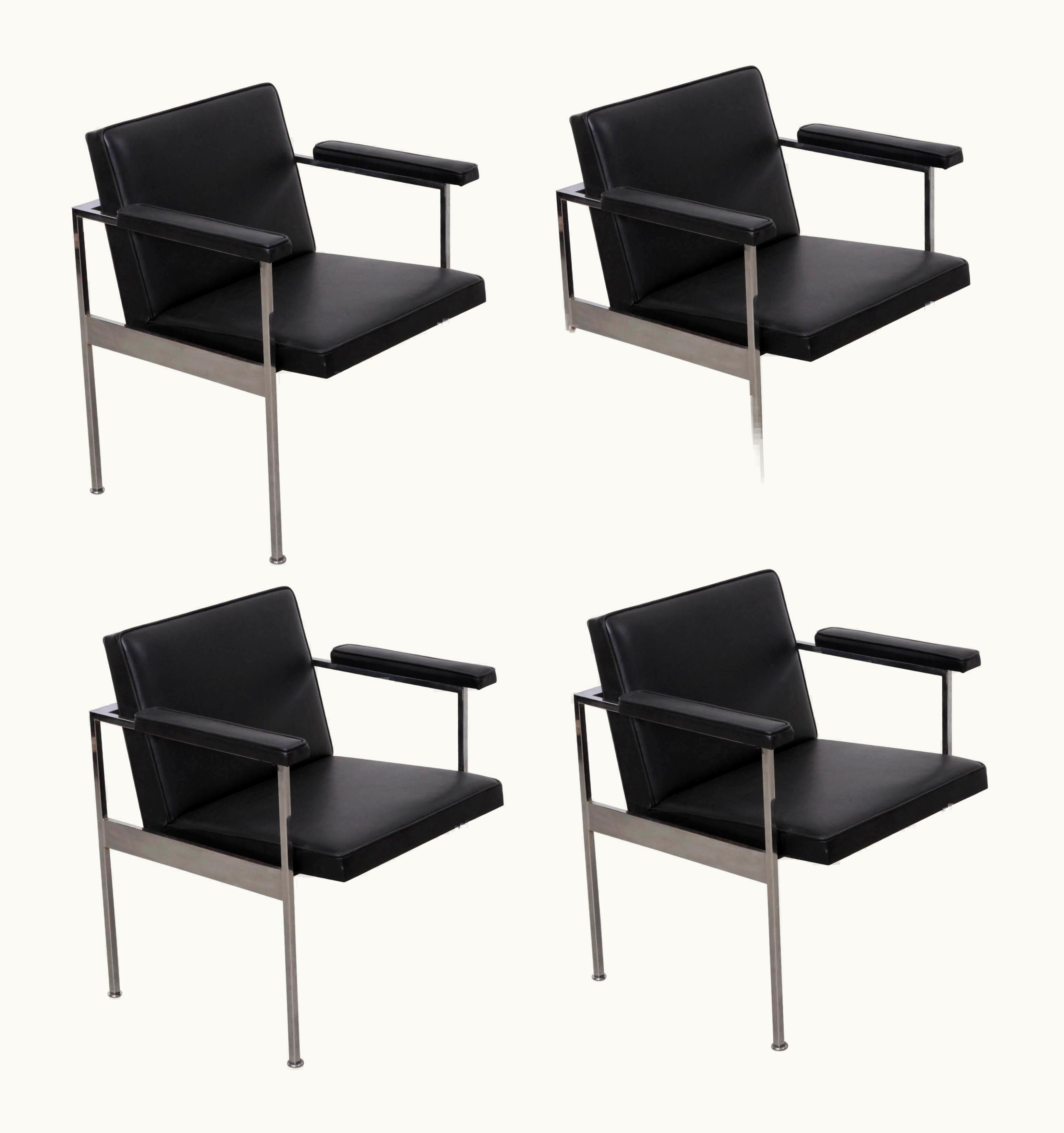 George Nelson George Nelson Set Of Four Paddle Armchairs By George Nelson For Herman Miller