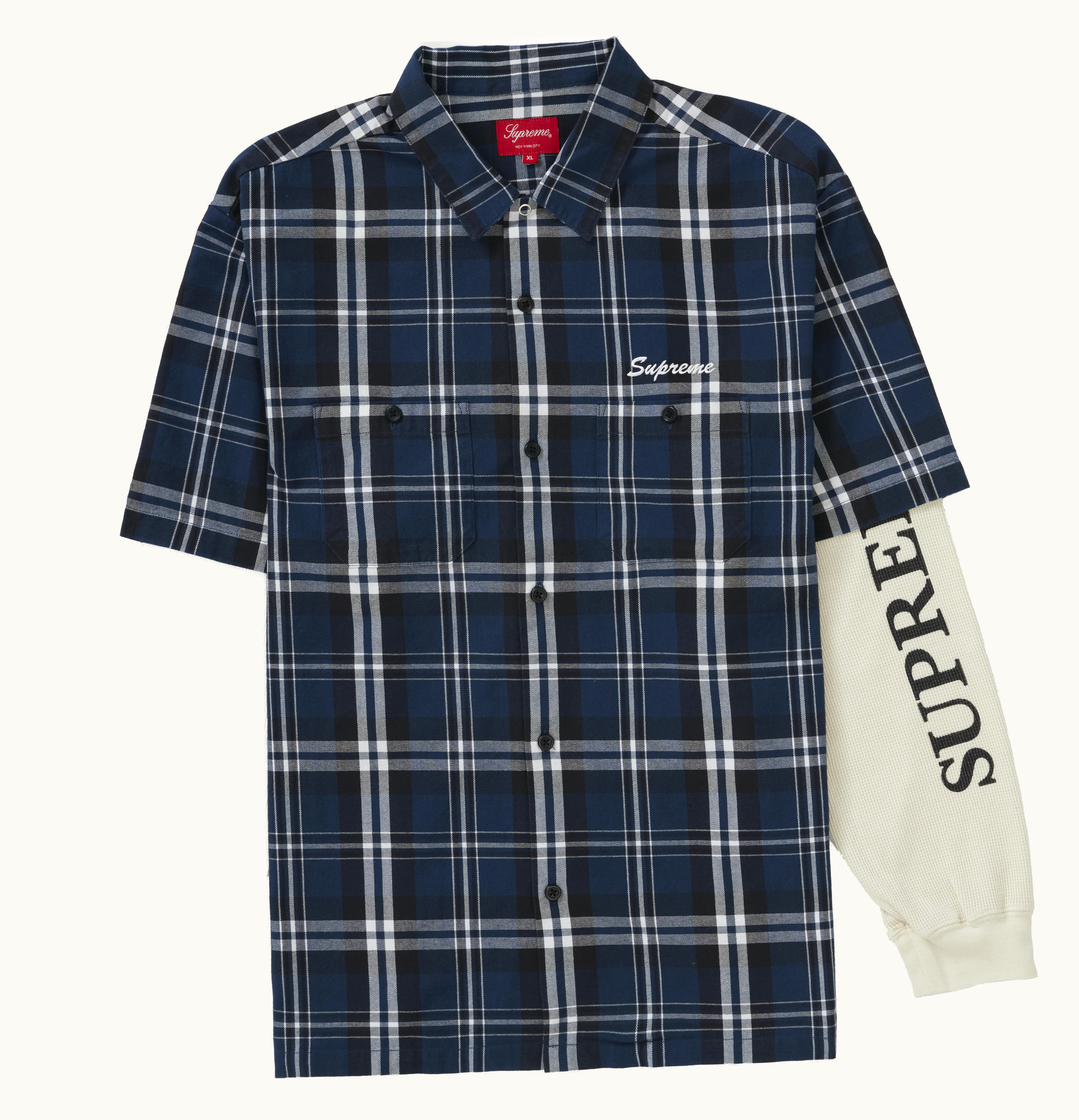 Supreme Supreme Thermal Work Shirt Plaid