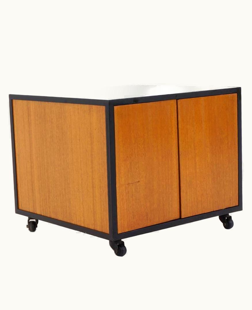 George Nelson George Nelson Steel Frame Group Rolling Table / Cart