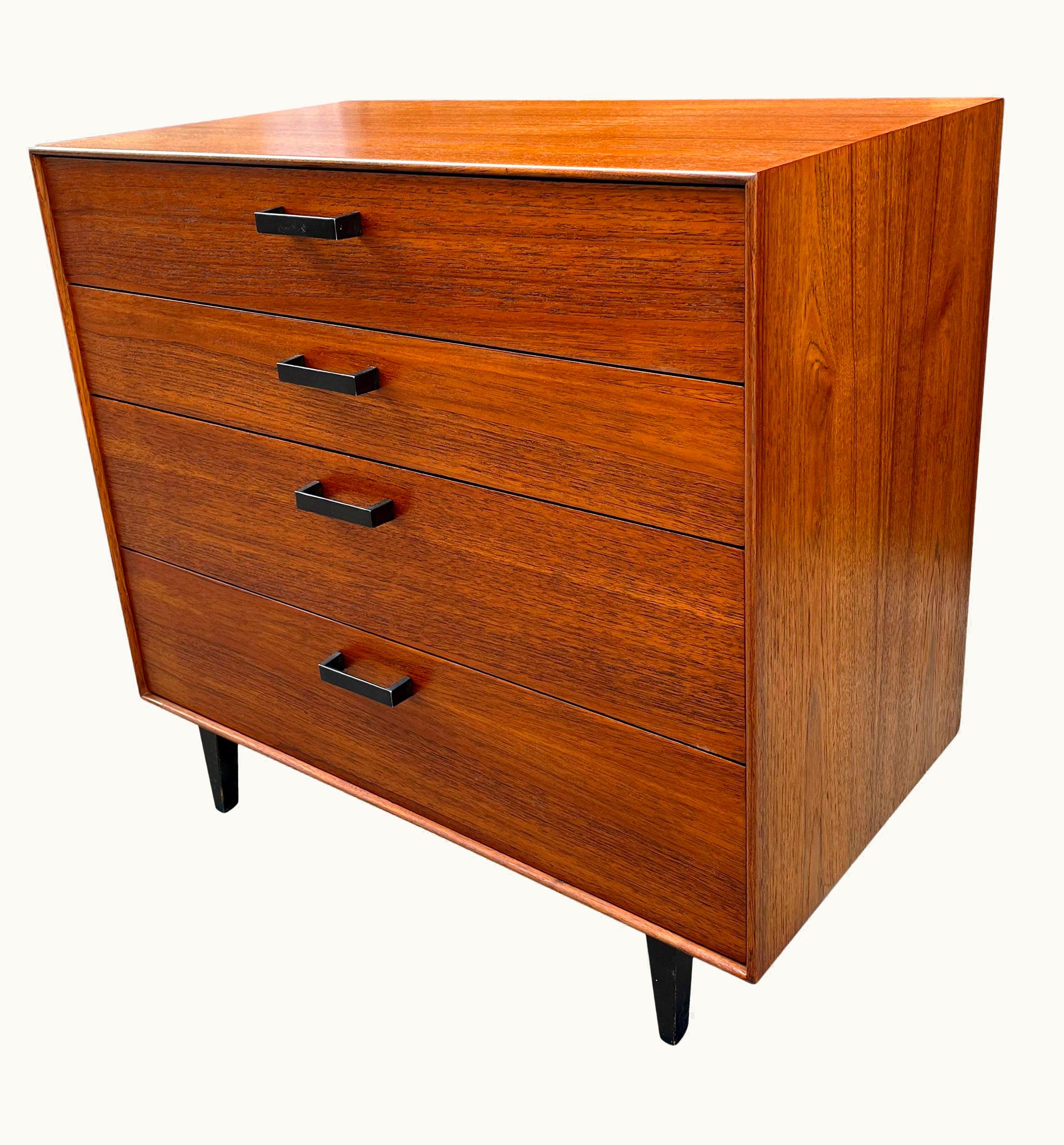 George Nelson George Nelson Mid-Century Thin Edge Chest Of Drawers By George Nelson