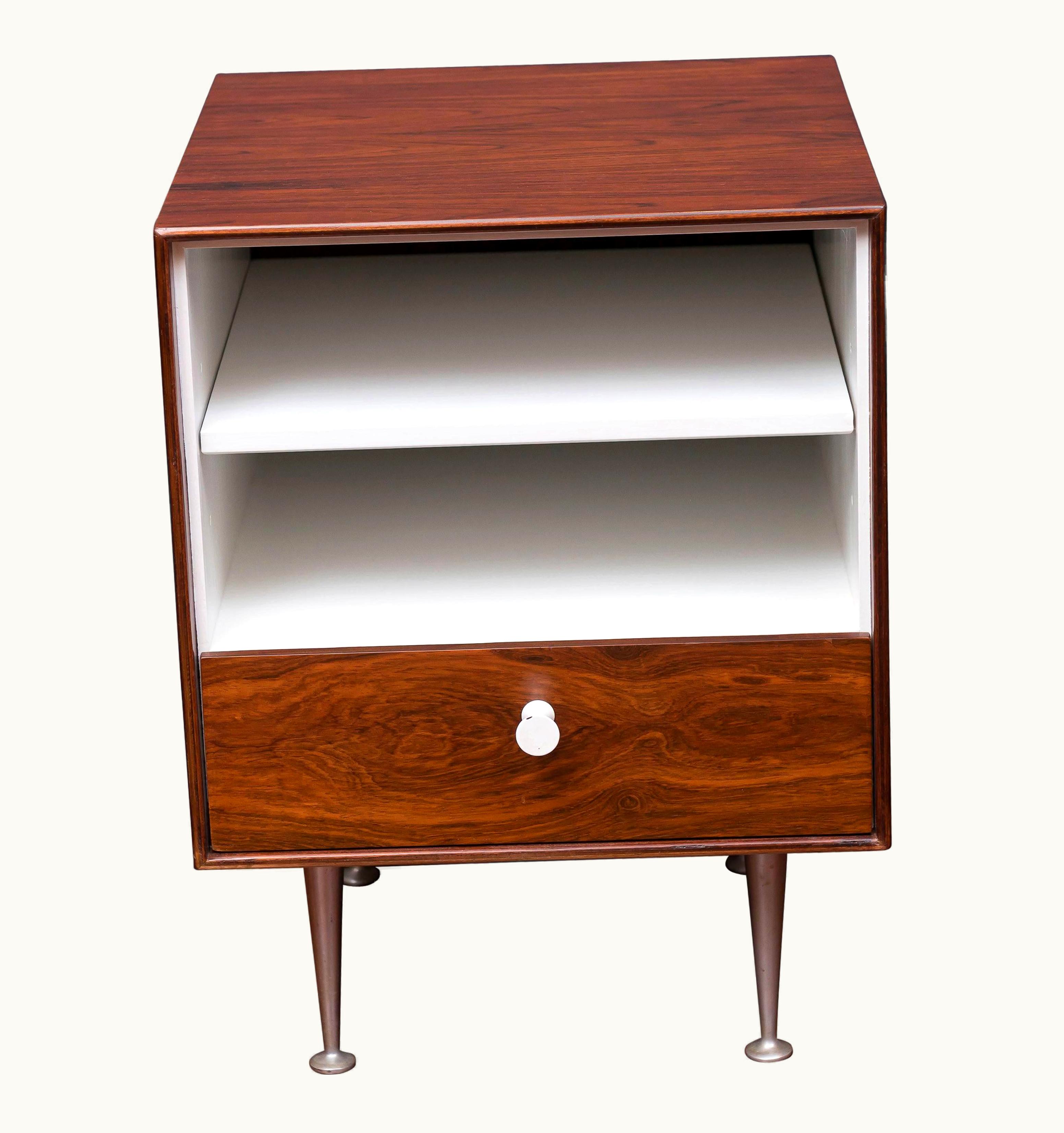George Nelson George Nelson Thin Edge Rosewood Nightstand