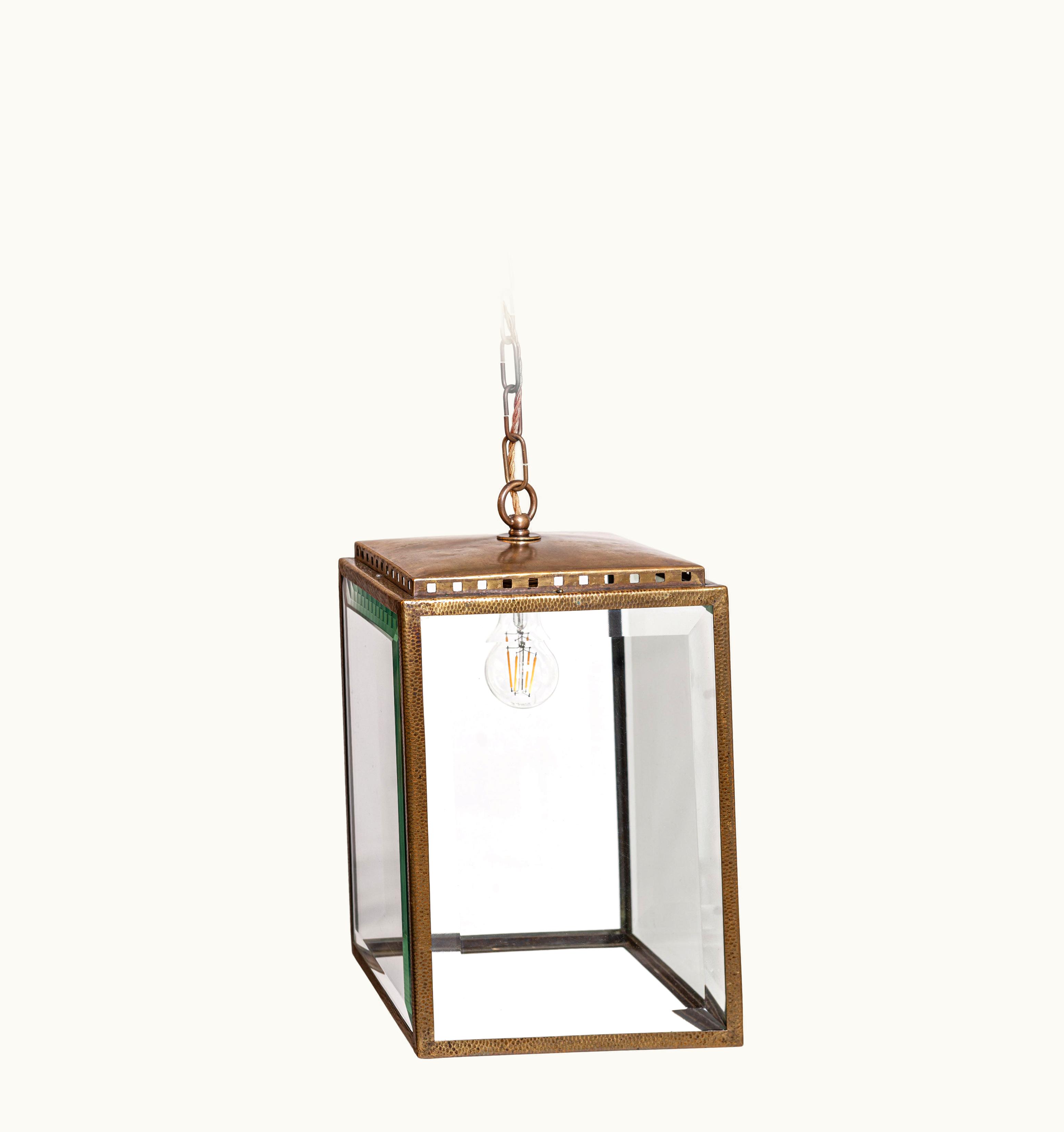Josef Hoffmann Josef Hoffmann Attributed Lantern Wiener Werkstaetten Style, Jugendstil