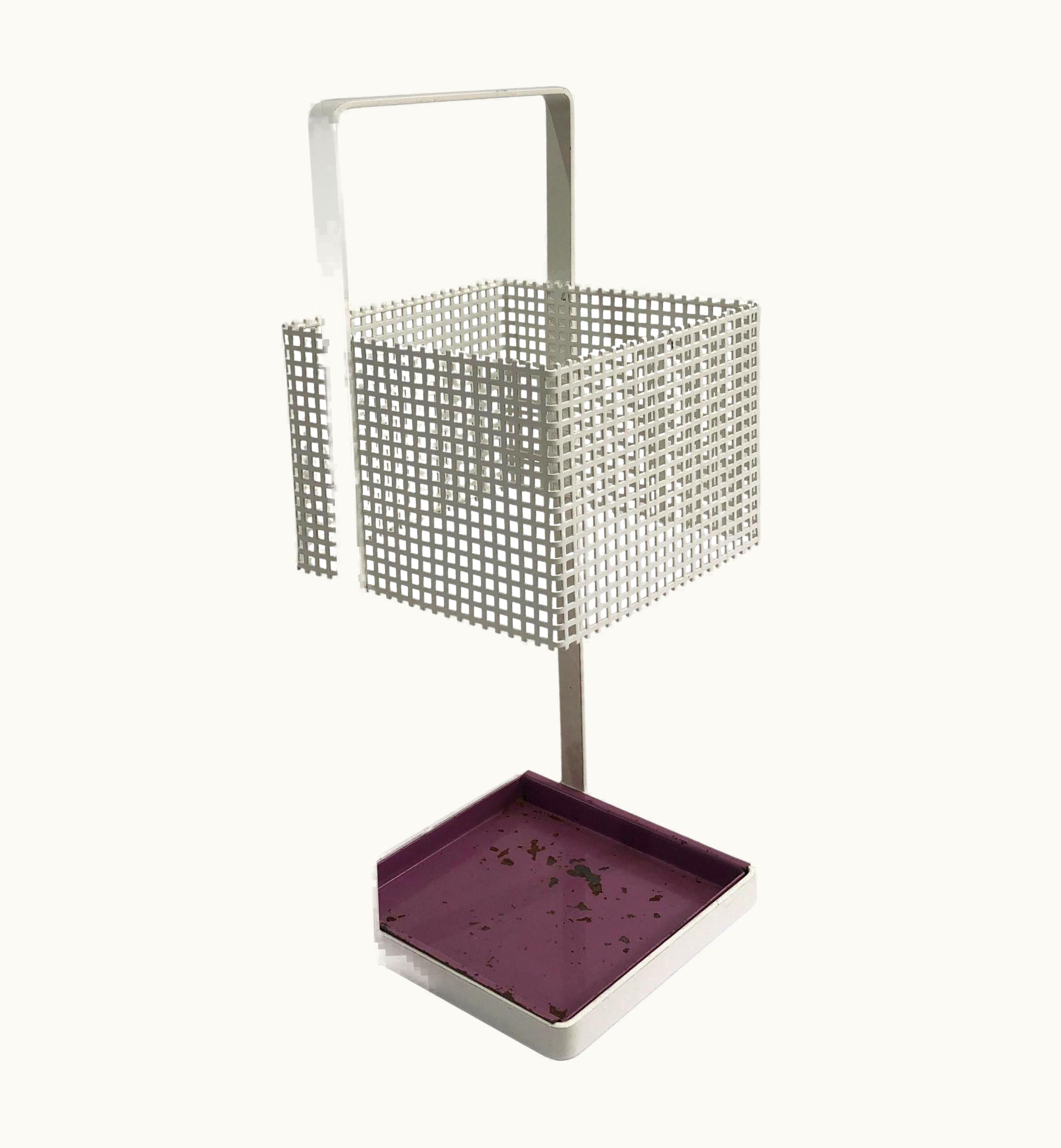 Josef Hoffmann Josef Hoffmann Bieffeplast Umbrella Stand Art Deco Art Nouveau Wiener Werkstätt