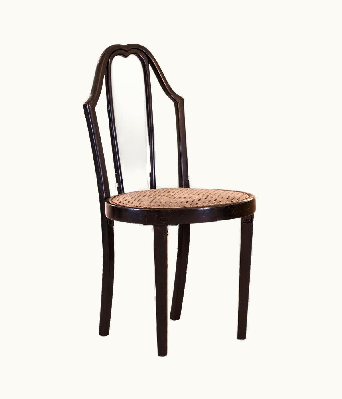 Josef Hoffmann Josef Hoffmann Extremely Rare Chair From The Grabenkaffehaus, Vienna 1, Graben, Original