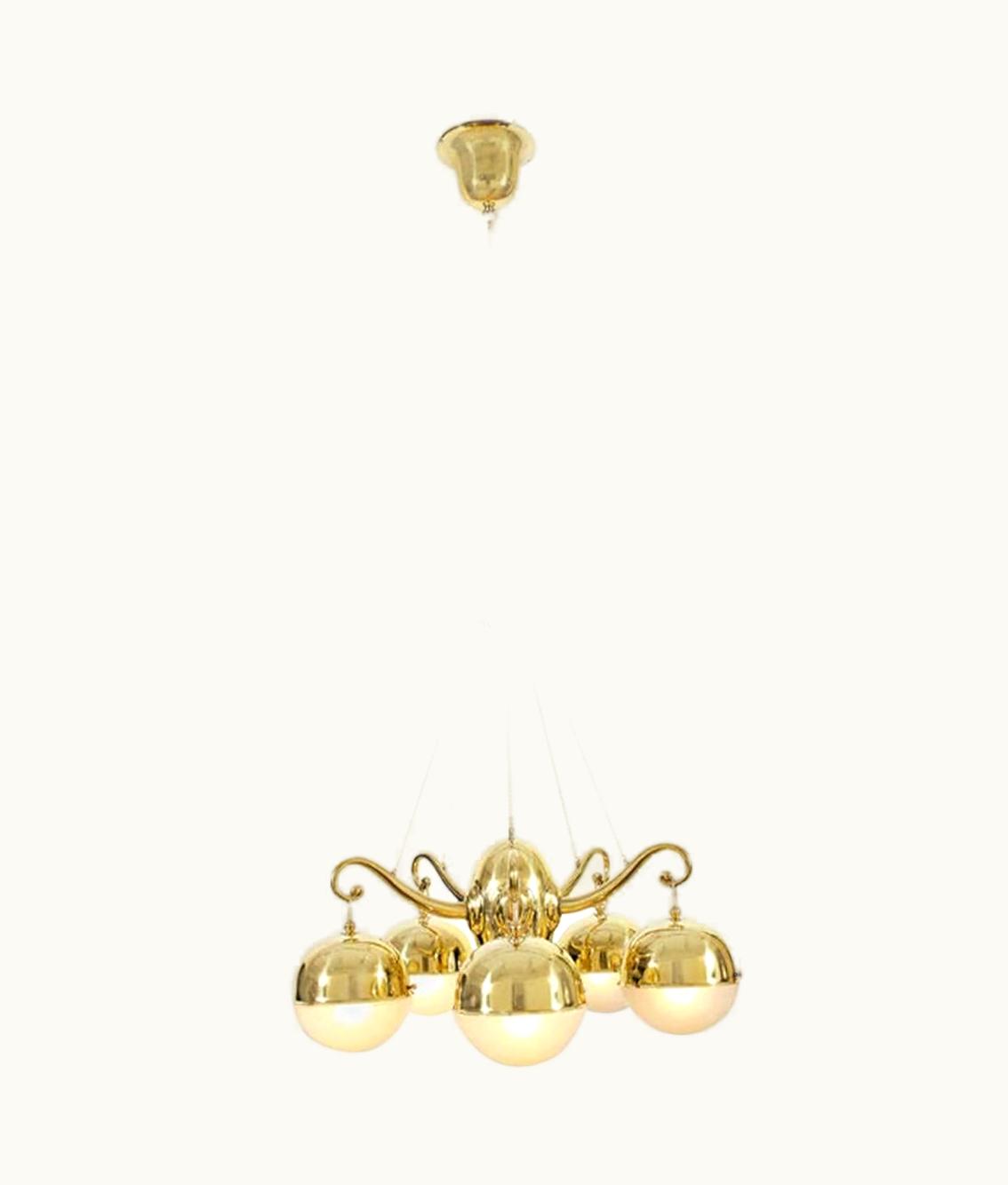 Wiener Werkstätte;Josef Hoffmann Wiener Werkstätte;Josef Hoffmann Delicate And Elegant Josef Hoffmann & Wiener Werkstaette Chandelier, Re-Edition UZ0199560