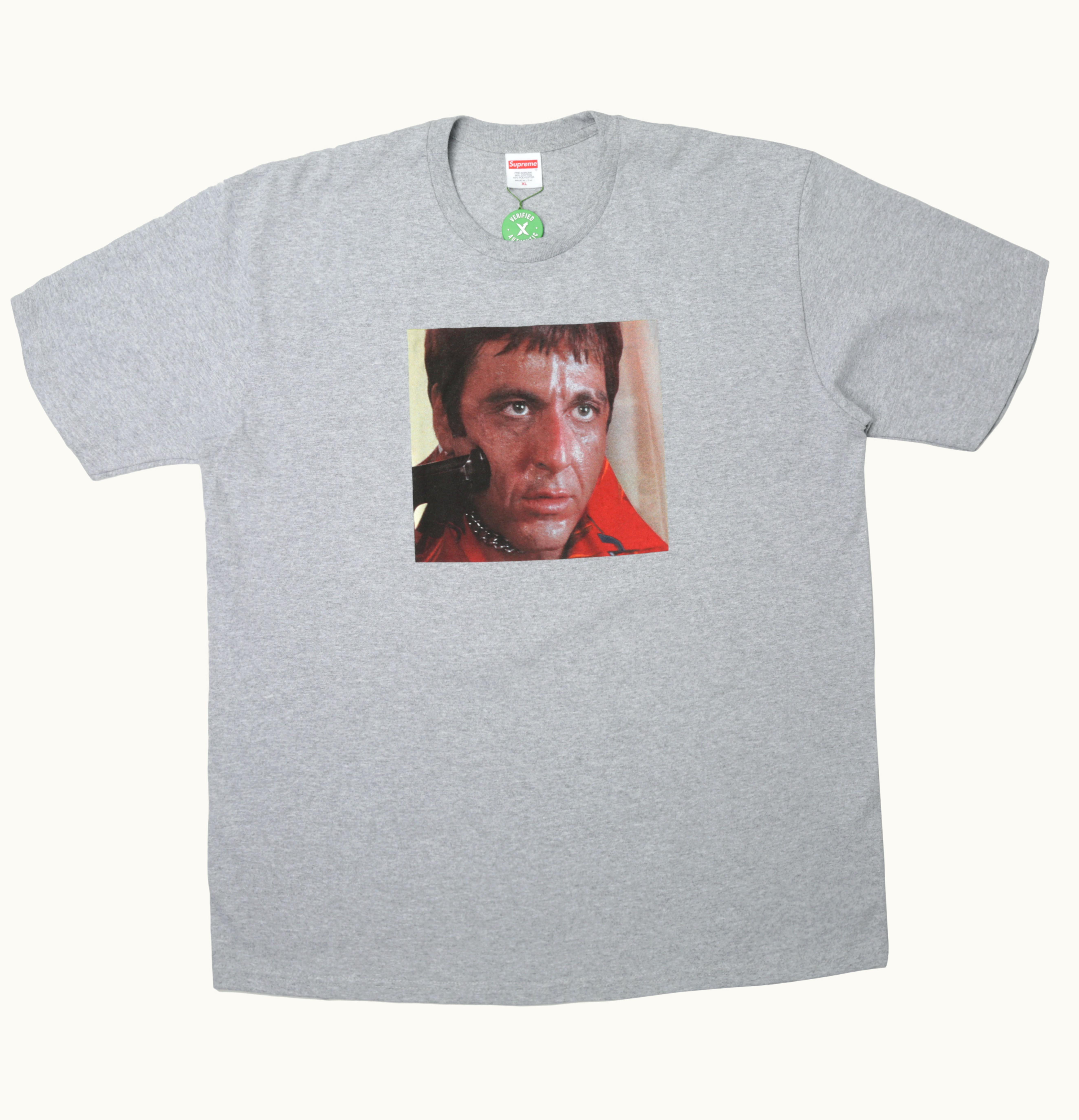 Supreme Supreme Scarface Shower Tee Heather Grey