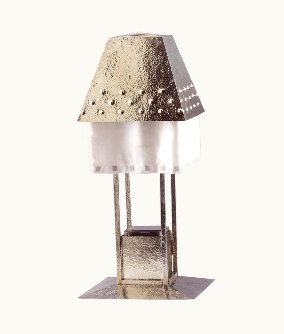 Wiener Werkstätte;Josef Hoffmann Wiener Werkstätte;Josef Hoffmann Jugendstil Josef Hoffmann & Wiener Werkstaette Table Lamp, Re-Edition