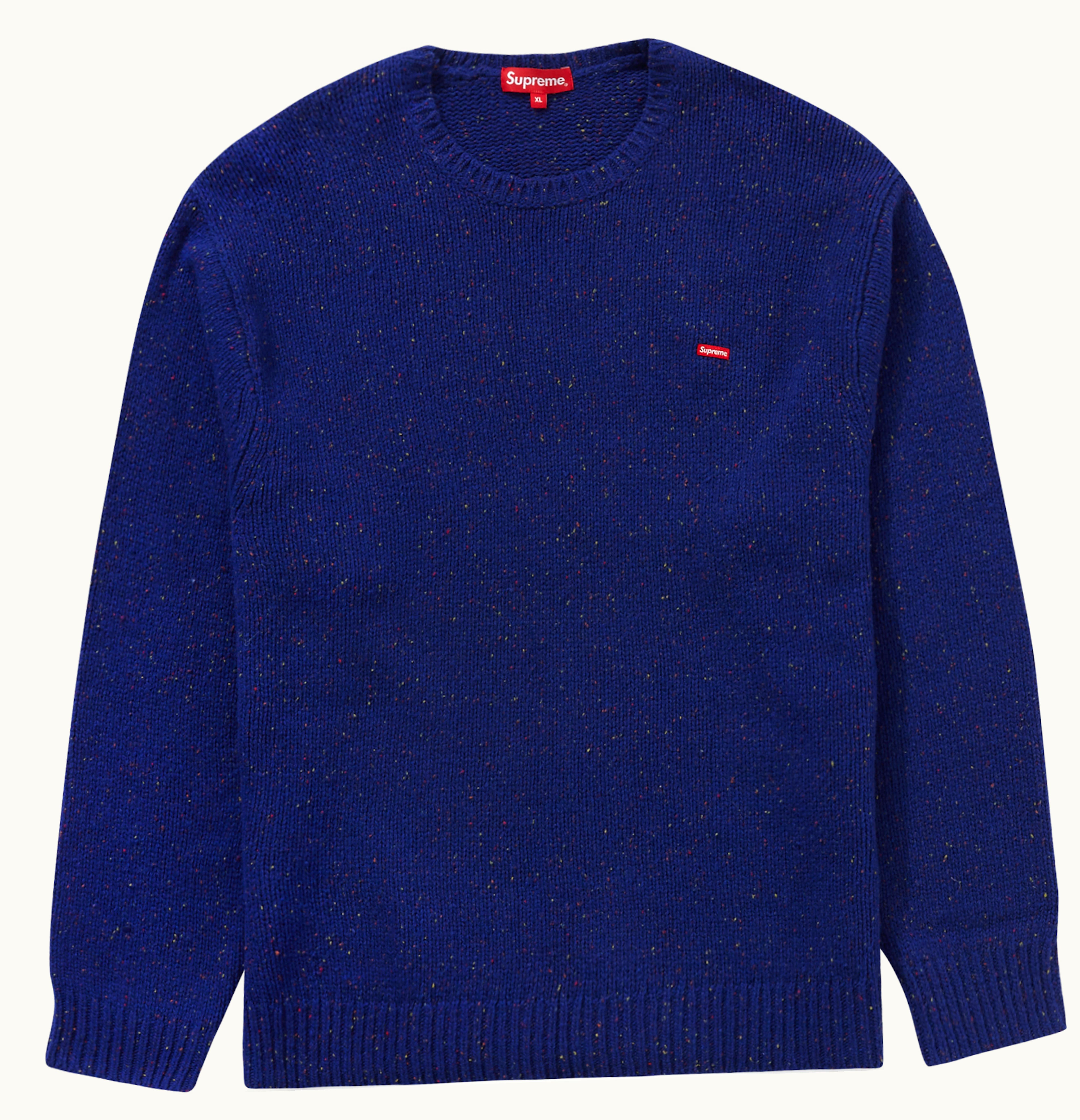 Supreme Supreme Small Box Speckle Sweater Royal