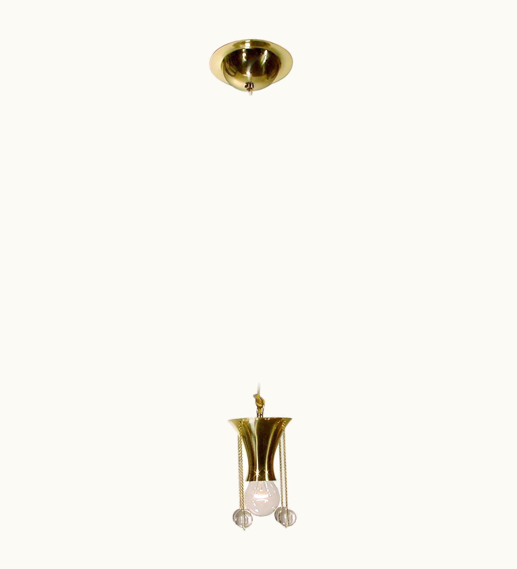 Josef Hoffmann Josef Hoffmann Jugendstil Single Light Pendant For Wiener Werkstätte, Re-Edition