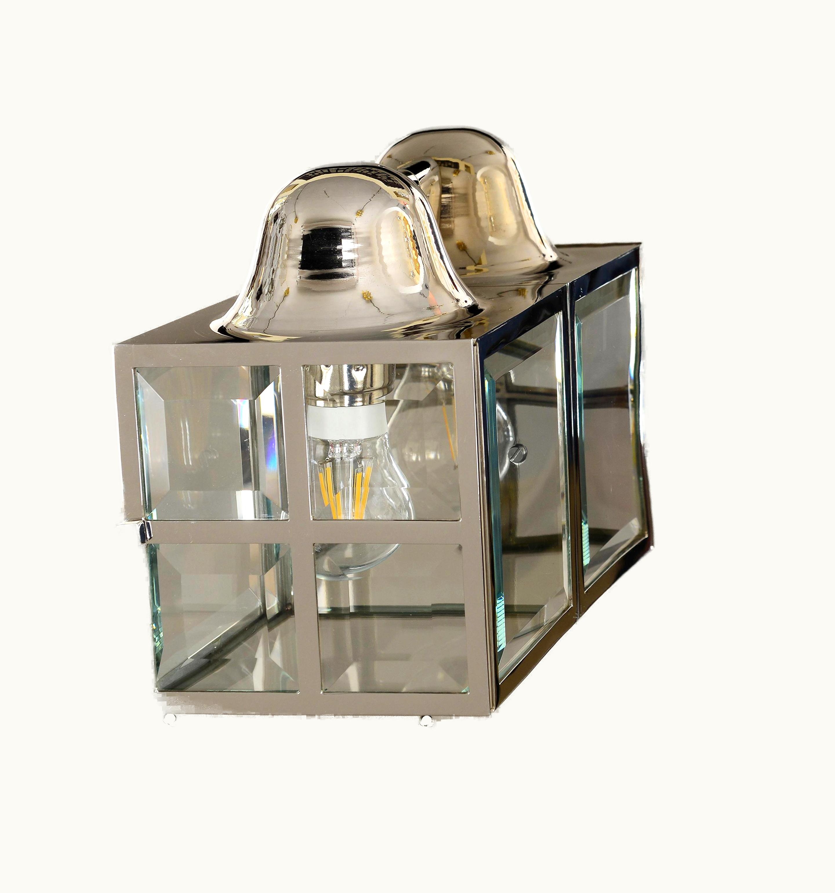 Josef Hoffmann Josef Hoffmann For The Wiener Werkstätte Wall Light, Lantern, Re Edition