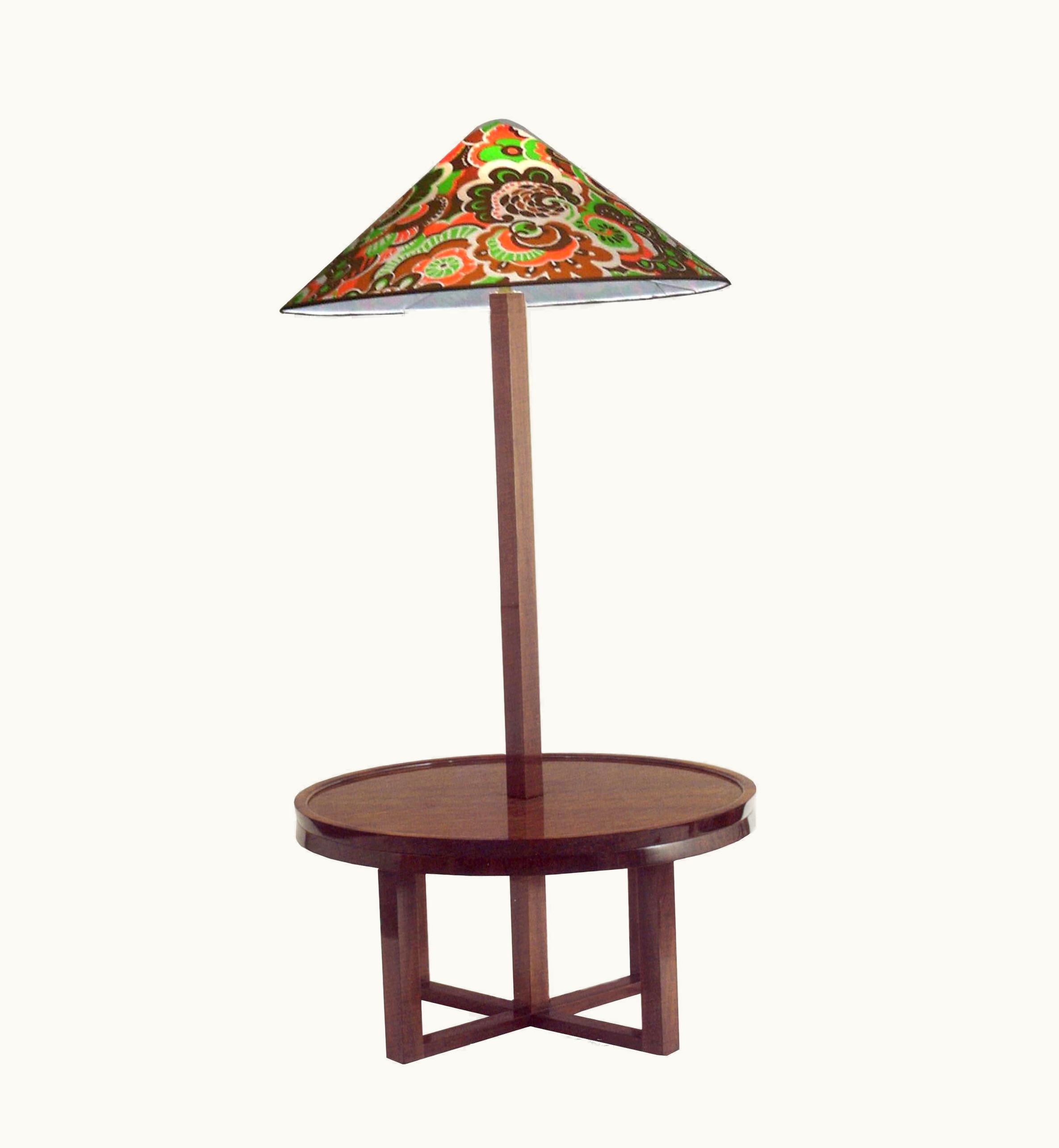 Josef Hoffmann Josef Hoffmann Wiener Werkstaette Floor-Table-Lamp Re-Edition, Beechwood