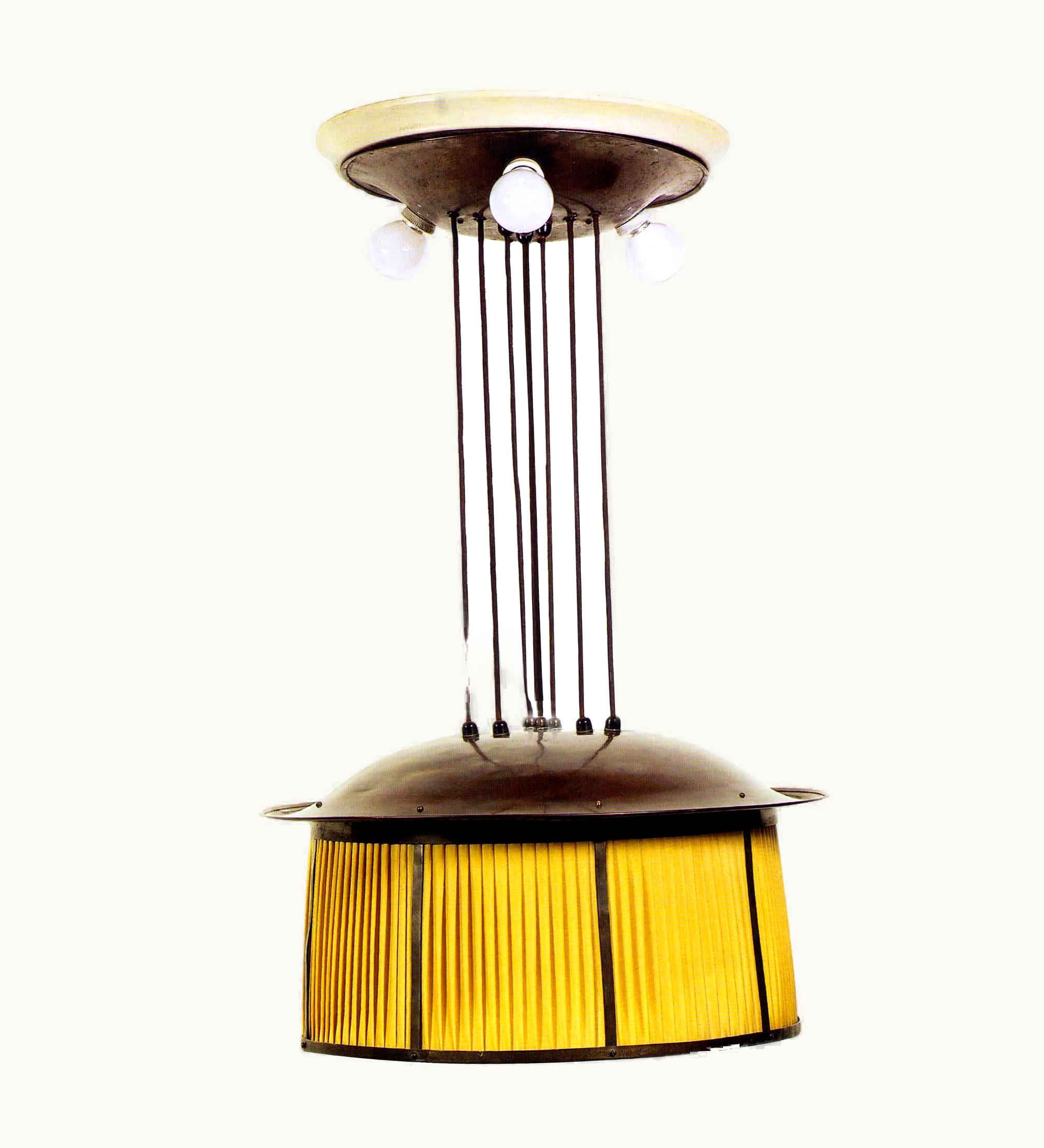 Josef Hoffmann Josef Hoffmann Pendant/ Chandelier Re-Edition For The Apptm. Gustav Pollak