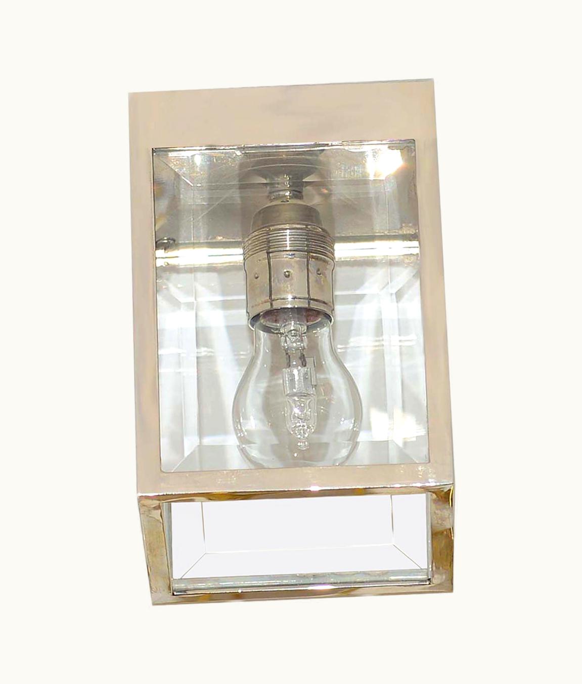 Josef Hoffmann Josef Hoffmann Flush Mount Lamp / Lantern Jugendstil Re Edition