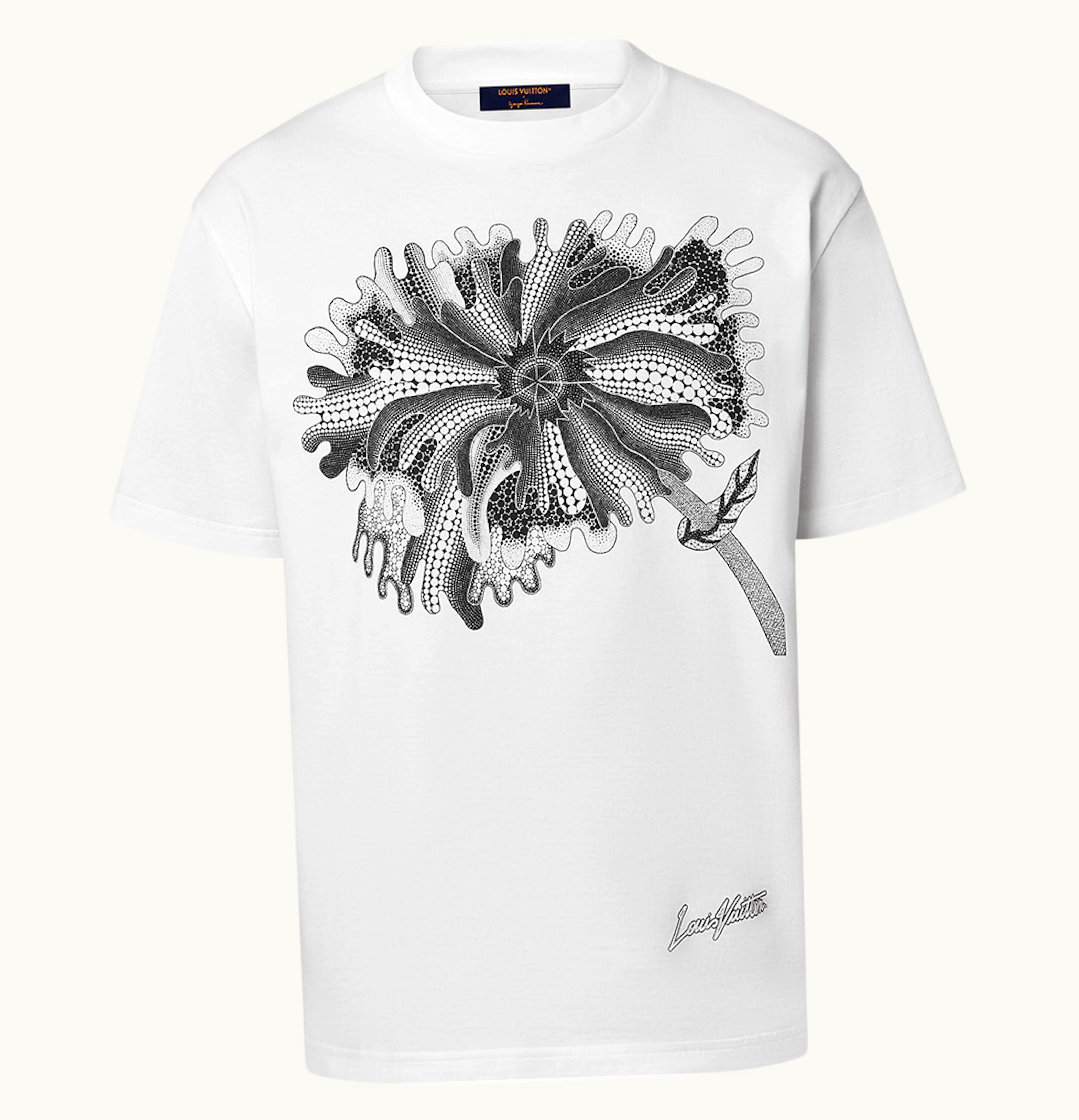 Louis Vuitton Louis Vuitton x Yayoi Kusama Psychedelic Flower Regular T Shirt Milky White
