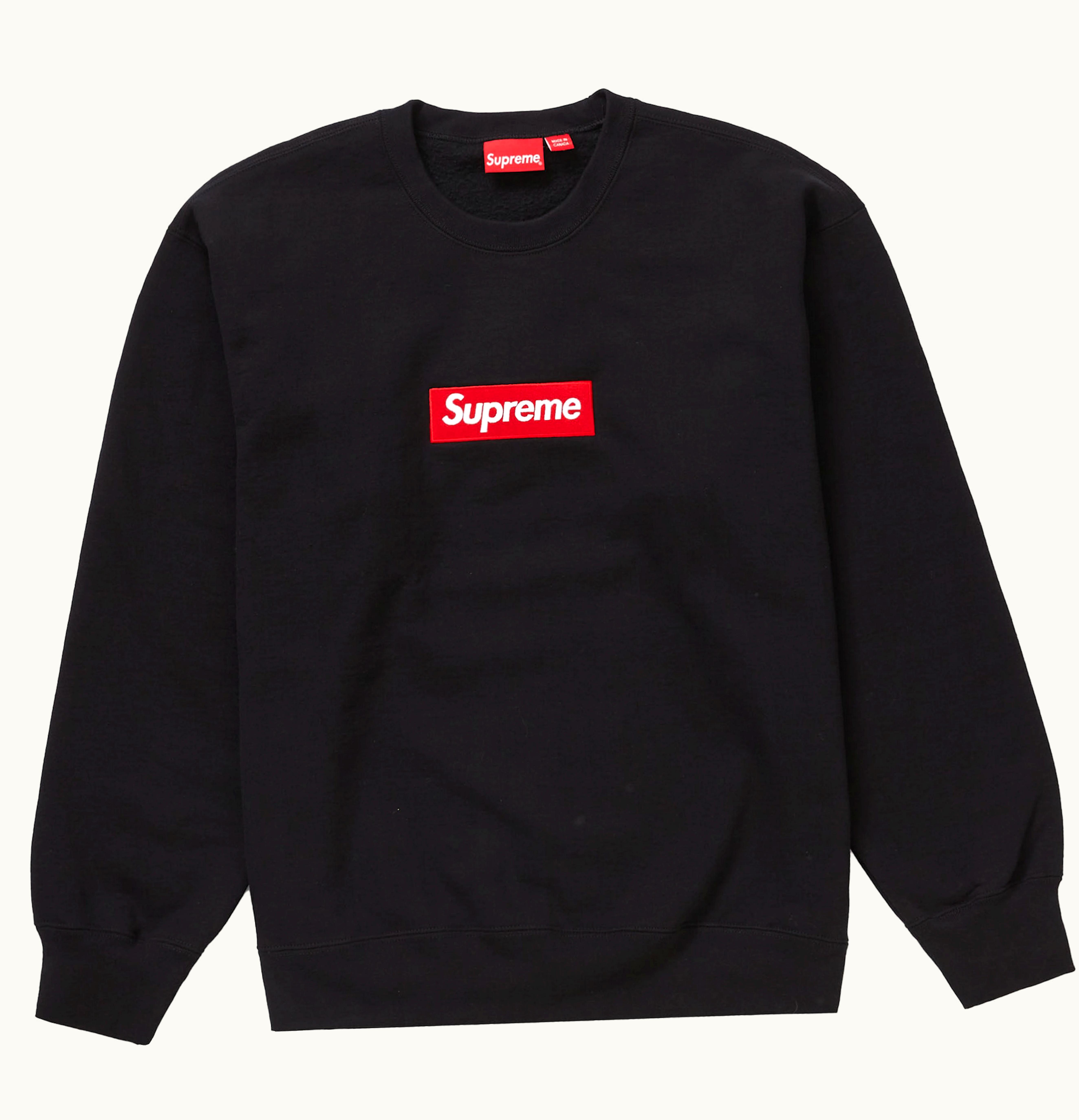 Supreme Supreme Box Logo Crewneck FW22 Black