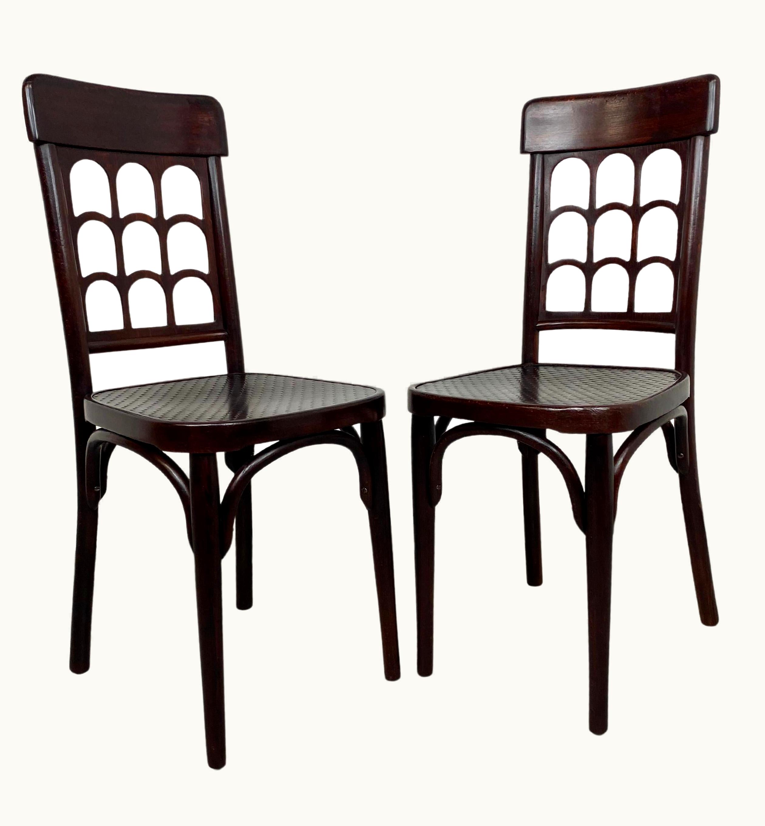 Josef Hoffmann Josef Hoffmann Beehive Dining Chairs