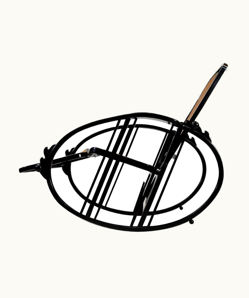 Josef Hoffmann Josef Hoffmann No. 267 Egg Rocking Chair, 1980s