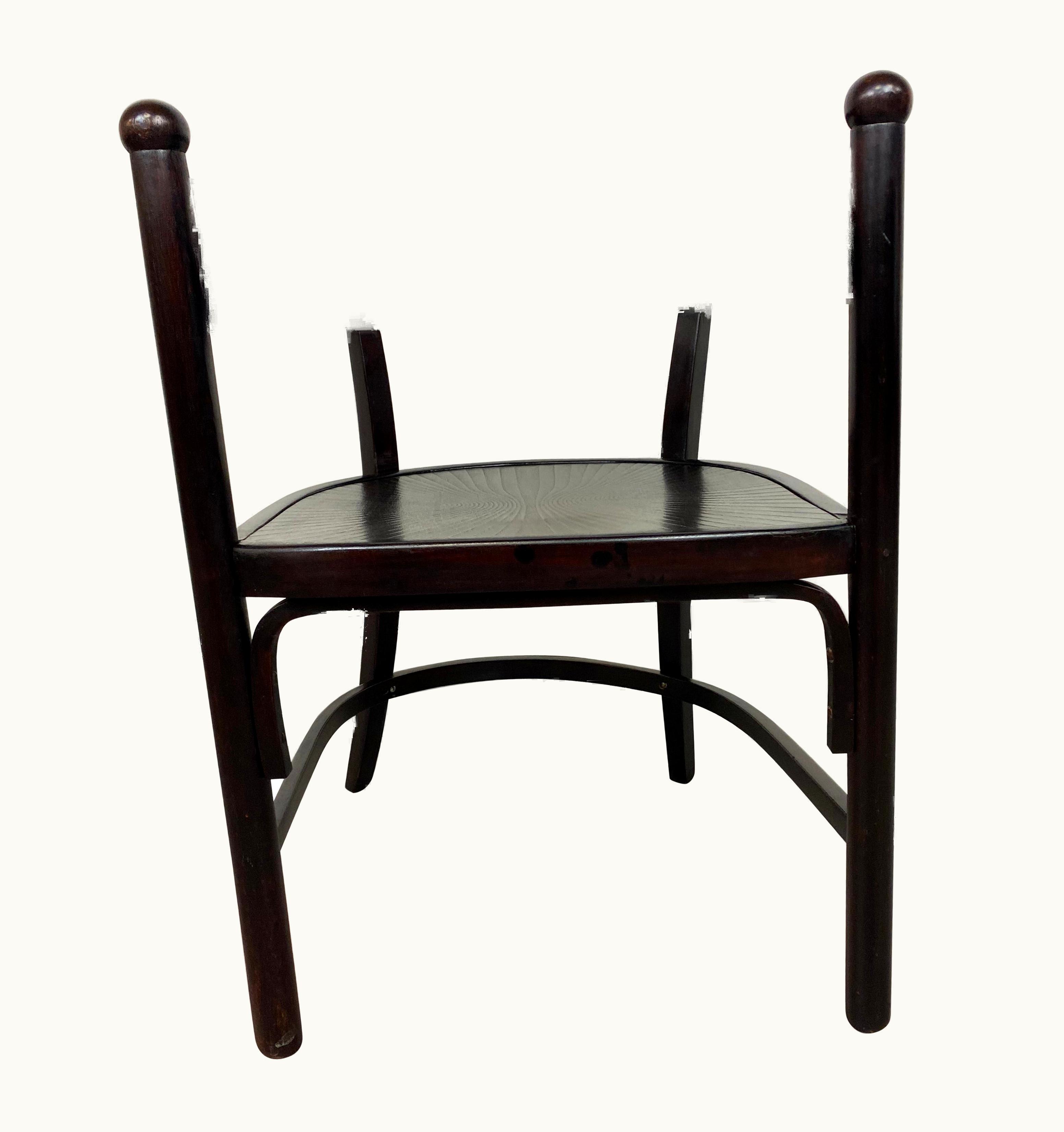 Josef Hoffmann Josef Hoffmann Large Secession Armchair By Josef Hoffmann For Thonet