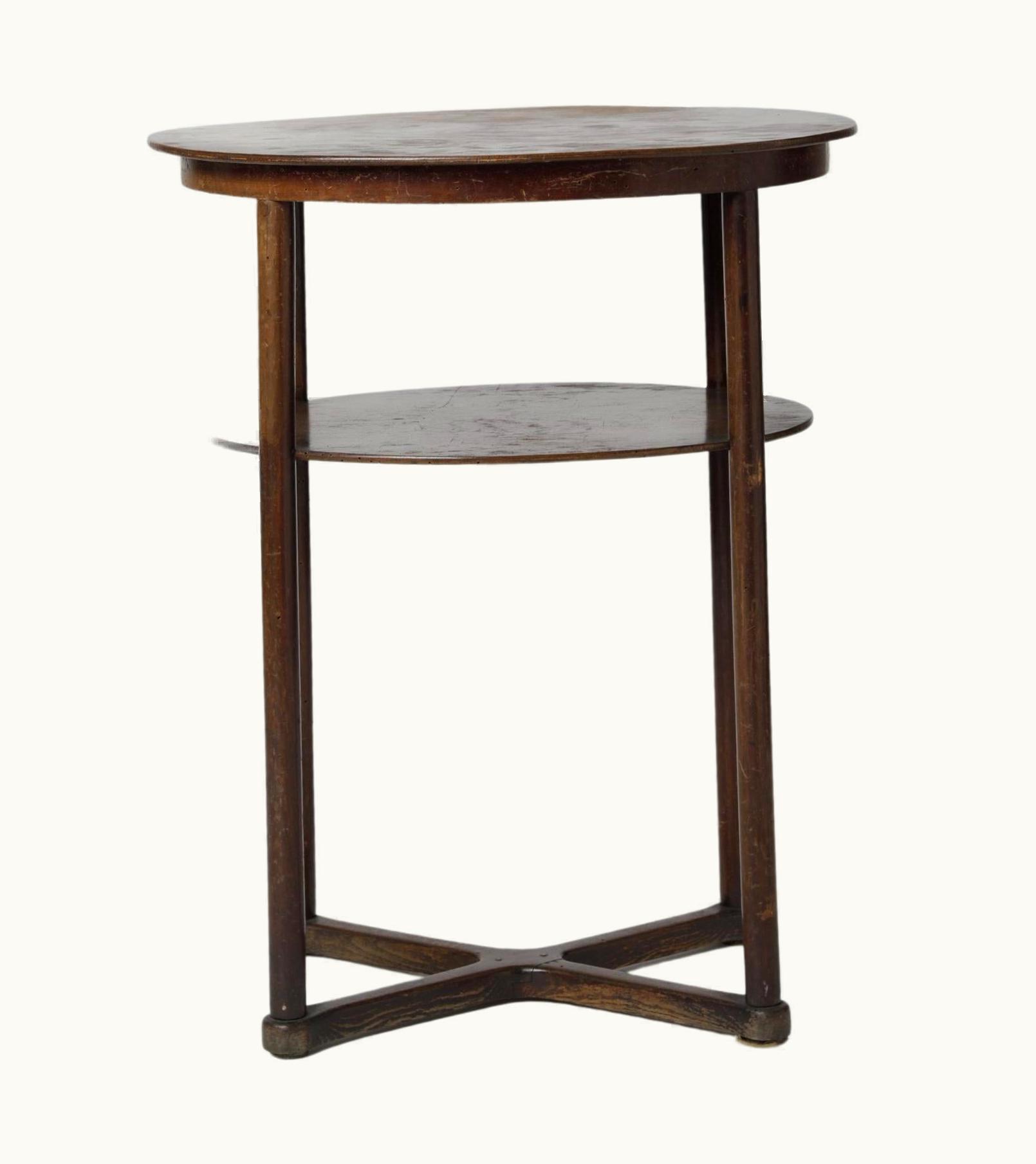 Josef Hoffmann Josef Hoffmannn, Oval Side Table Nr. 960/2 For J.J. Kohn. Austria Ca. 1905