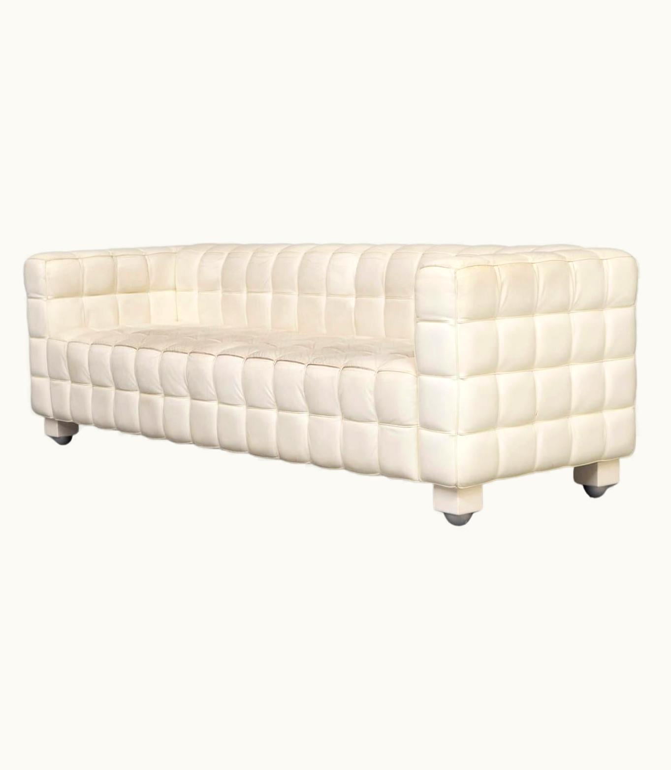 Josef Hoffmann 'Kubus' Sofa For Wittmann